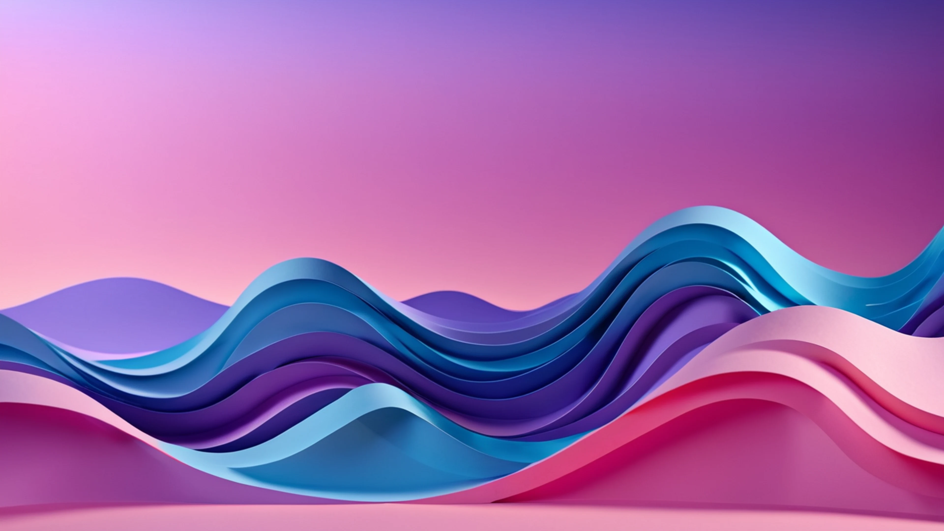 Abstract Wave Layers - free 4K Ultra HD abstract wallpaper for desktop