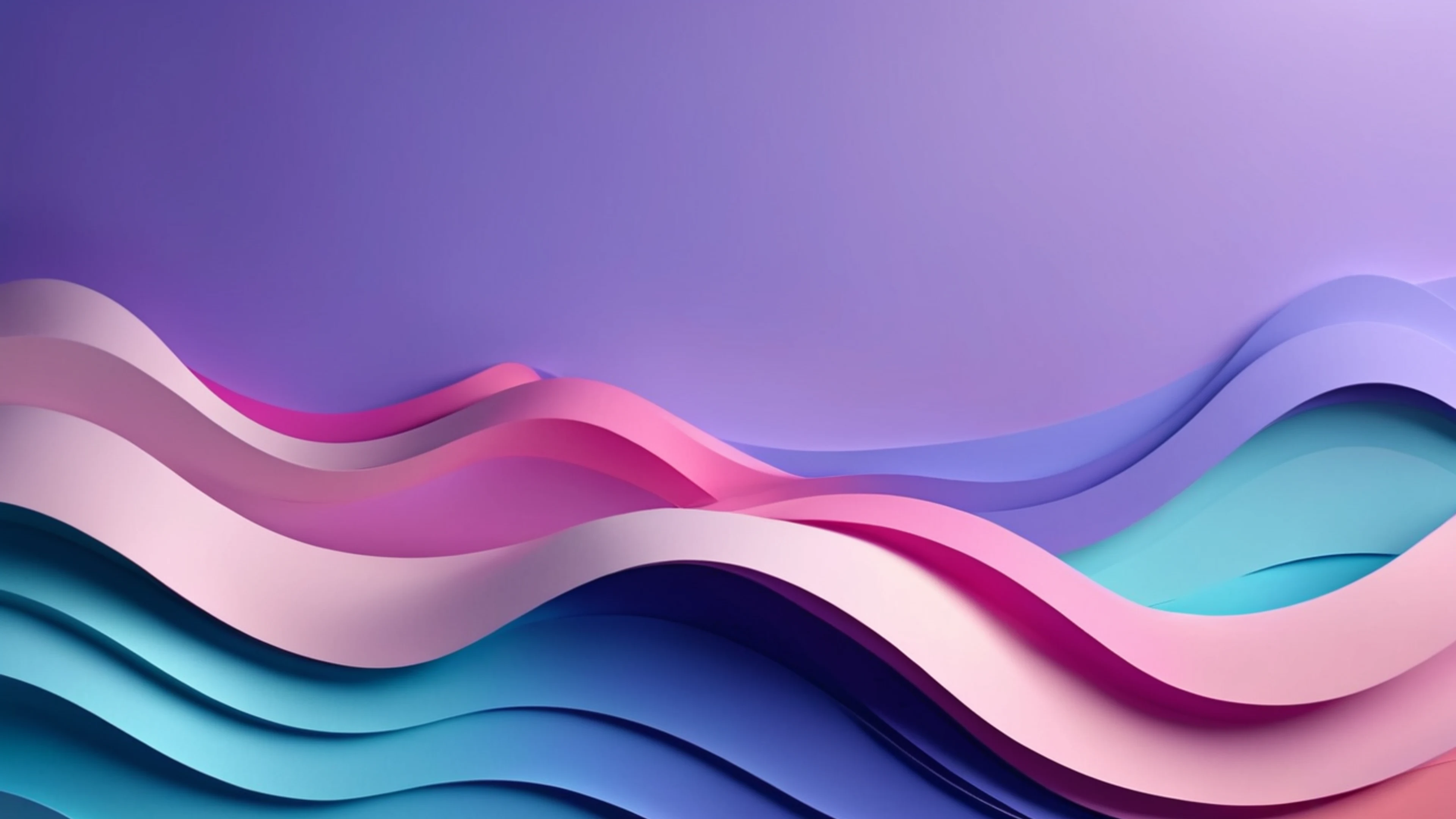 Abstract Wave Layers - free 4K Ultra HD abstract wallpaper for desktop