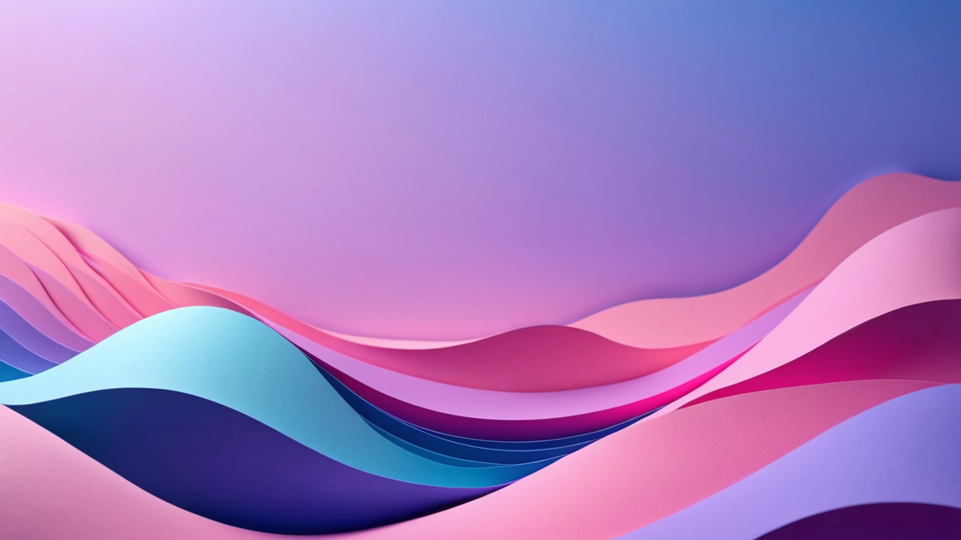 Abstract Wave Layers - free 4K Ultra HD abstract wallpaper for desktop