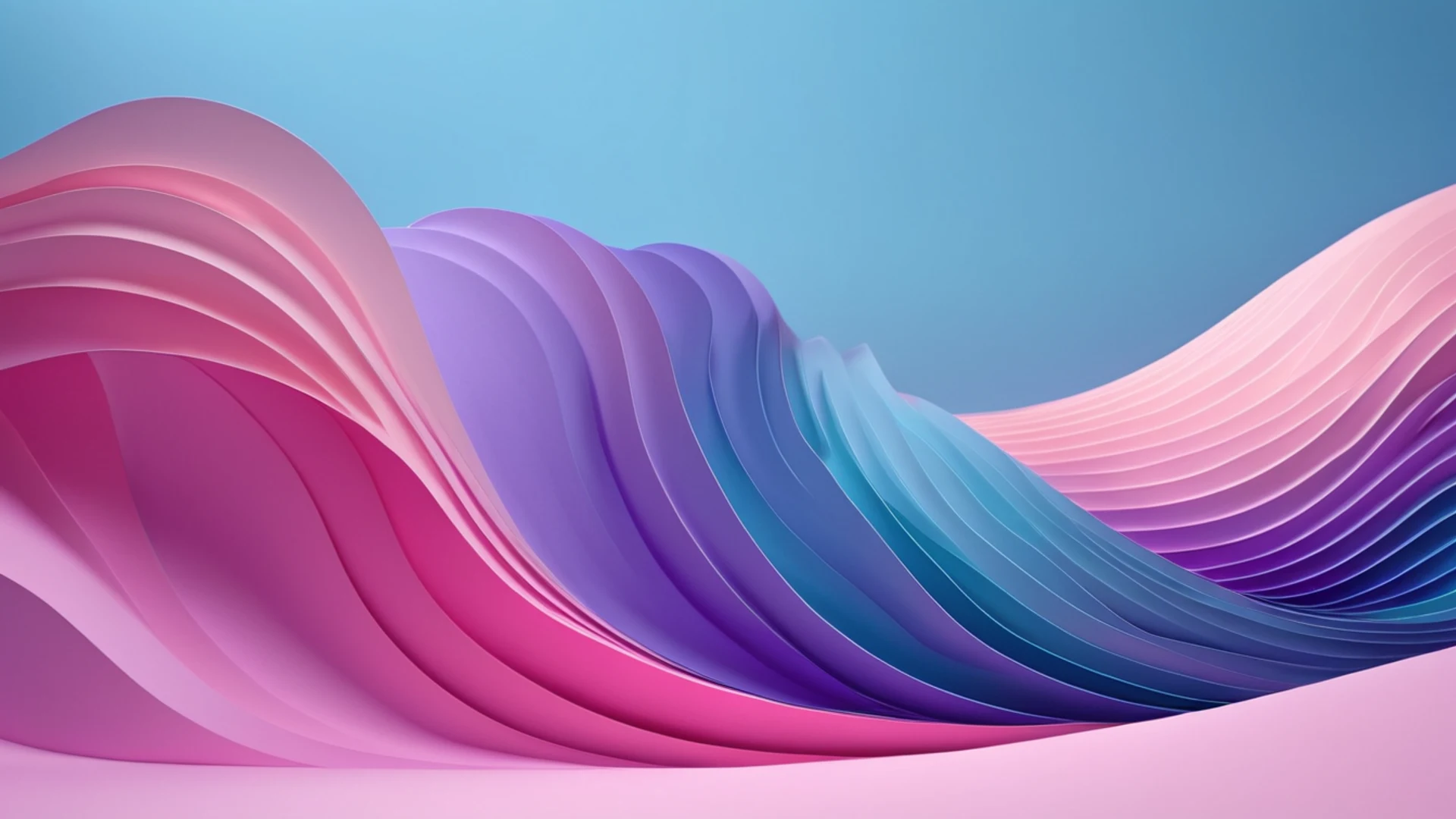 Abstract Wave Layers - free hd abstract wallpaper for desktop