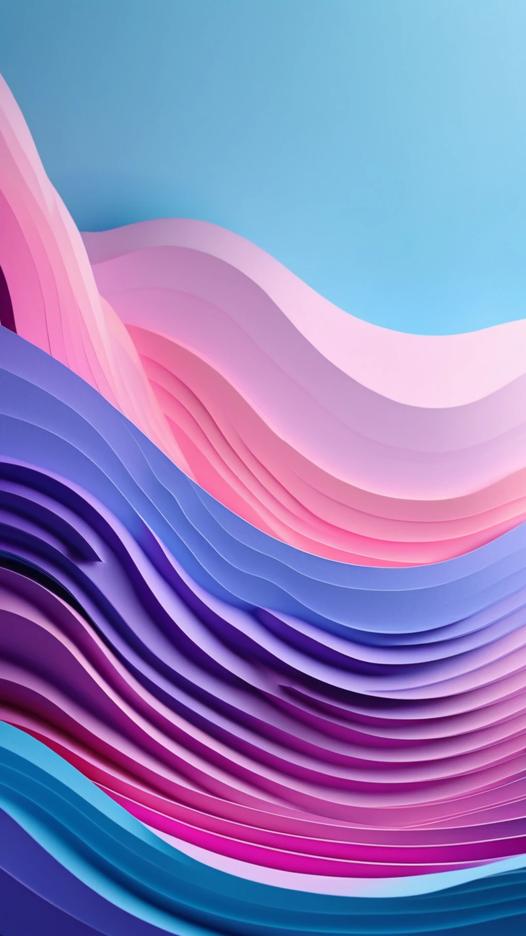 Abstract Wave Layers - free Phone abstract wallpaper for phone