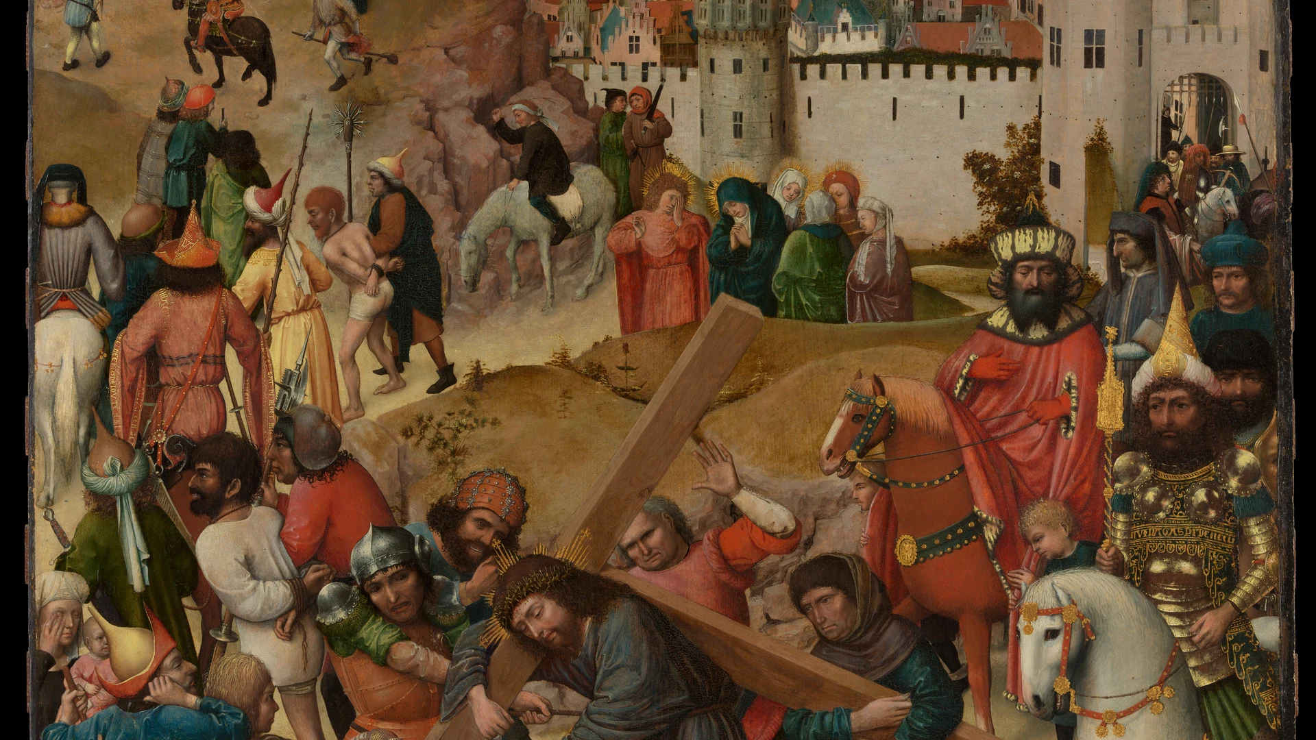 Christ Bearing the Cross - free hd abstract wallpaper for desktop