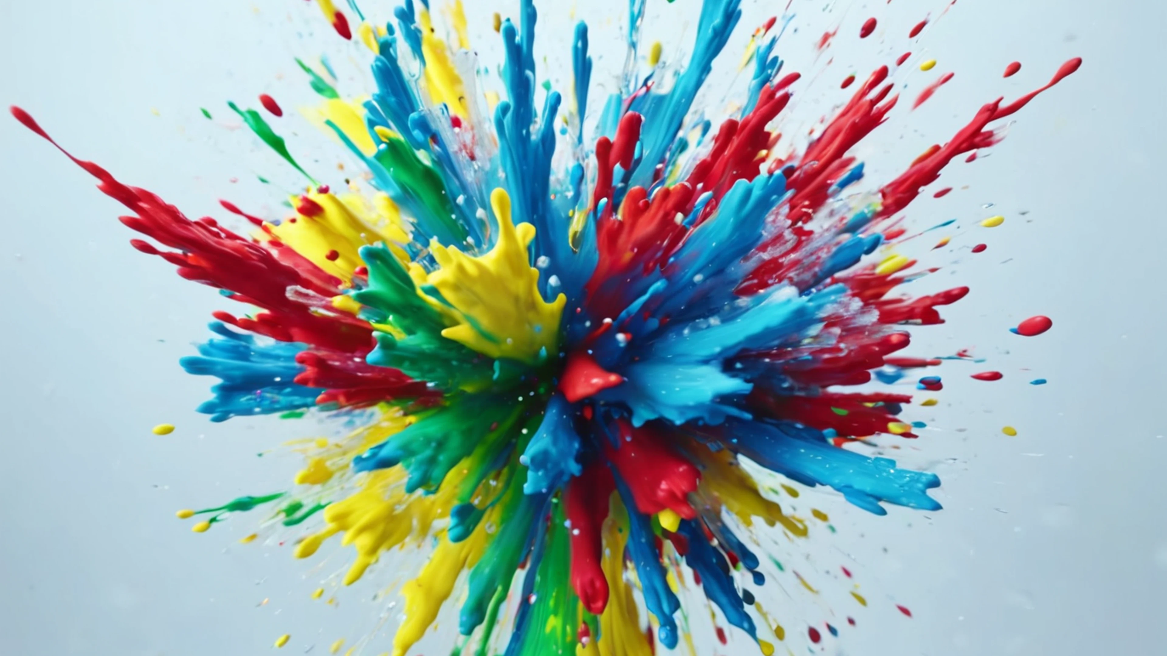 Color Explosion Paint Splash - free 4K Ultra HD abstract wallpaper for desktop