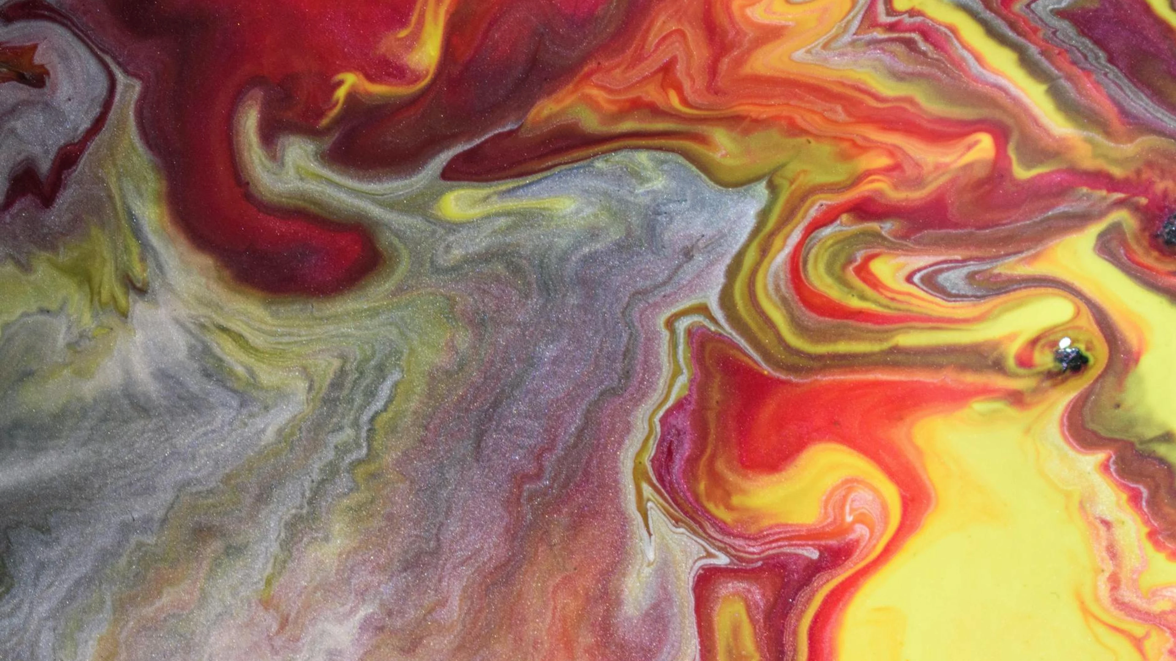 Colorful abstract pattern with swirling acrylic paints in vibrant shades. - free 4K Ultra HD abstract wallpaper for desktop