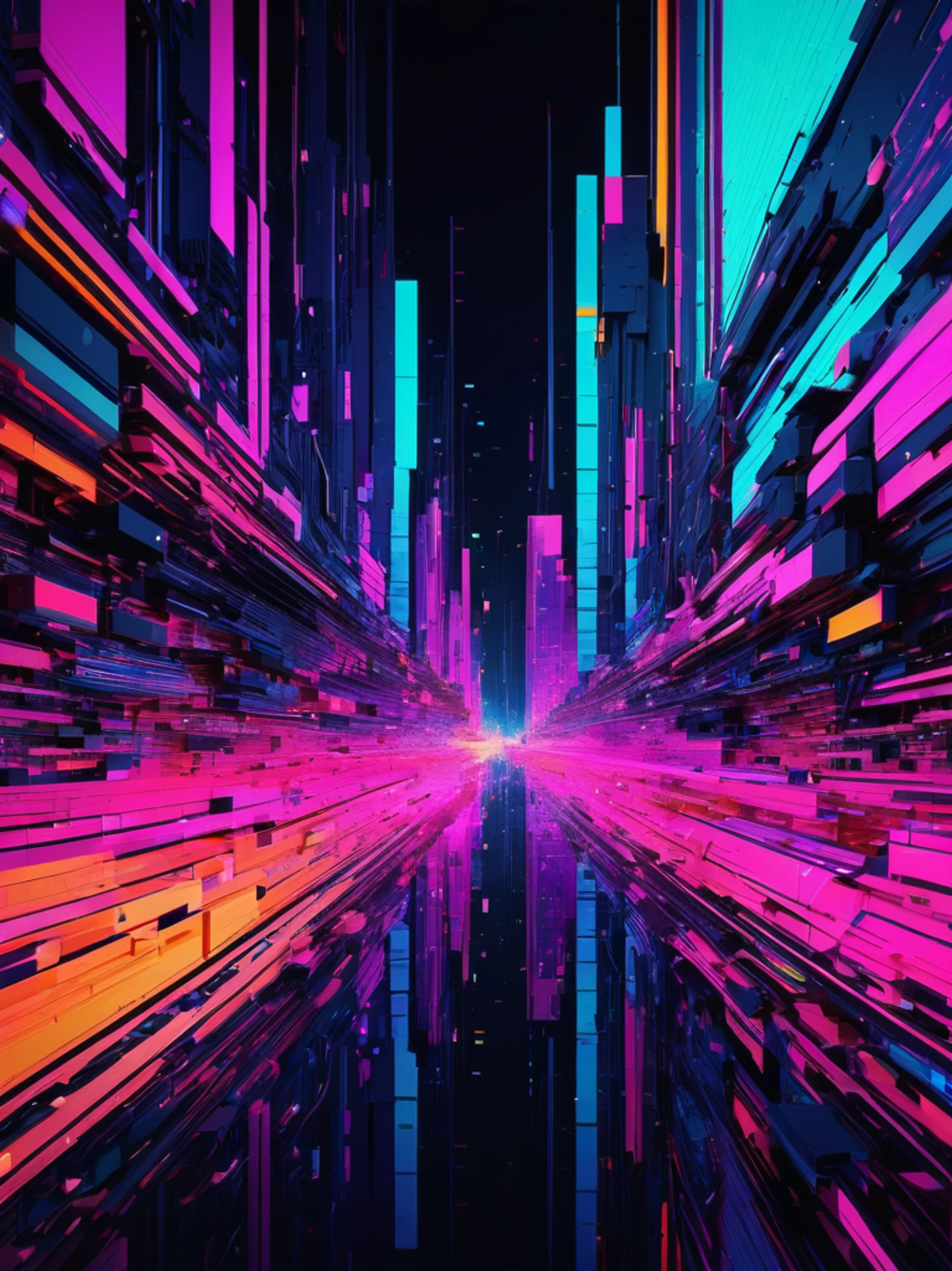 Digital Glitch Art - free Tablet abstract wallpaper for phone