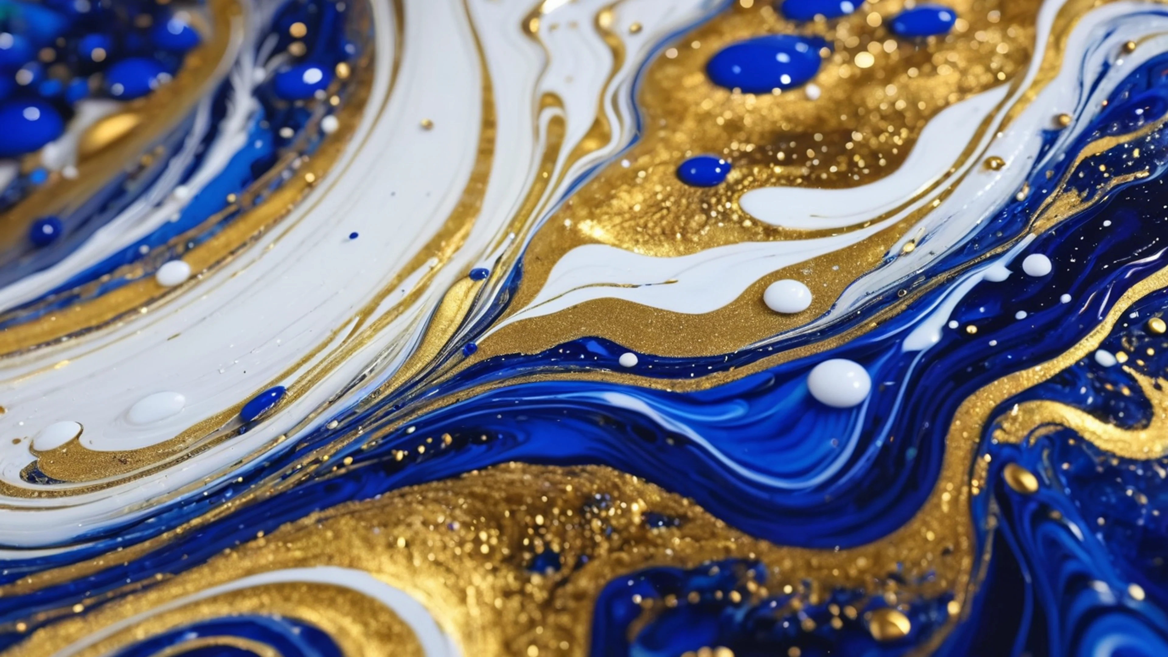 Fluid Art Marble Swirls - free 4K Ultra HD abstract wallpaper for desktop