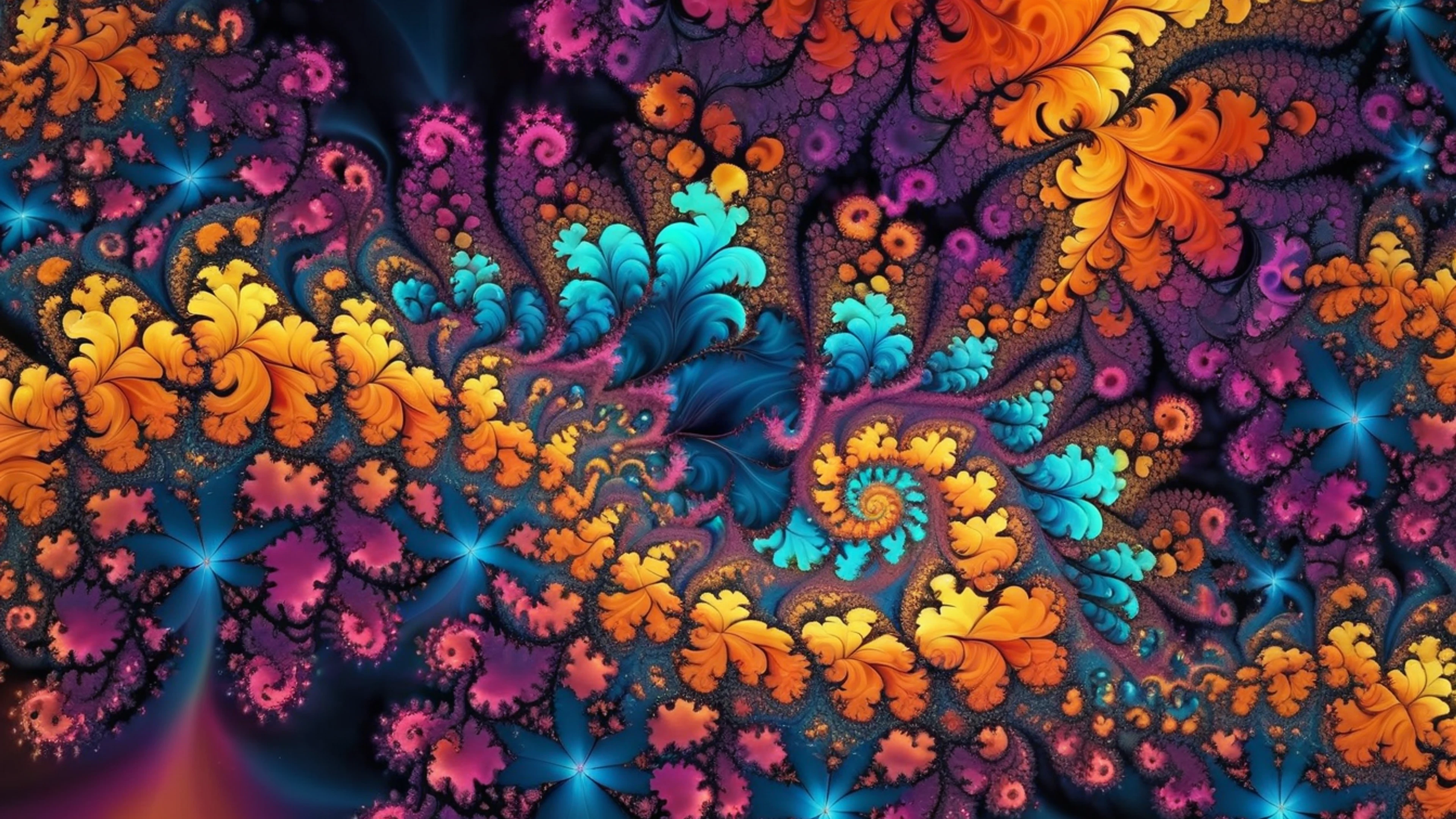 Fractal Universe Infinite - free 4K Ultra HD abstract wallpaper for desktop