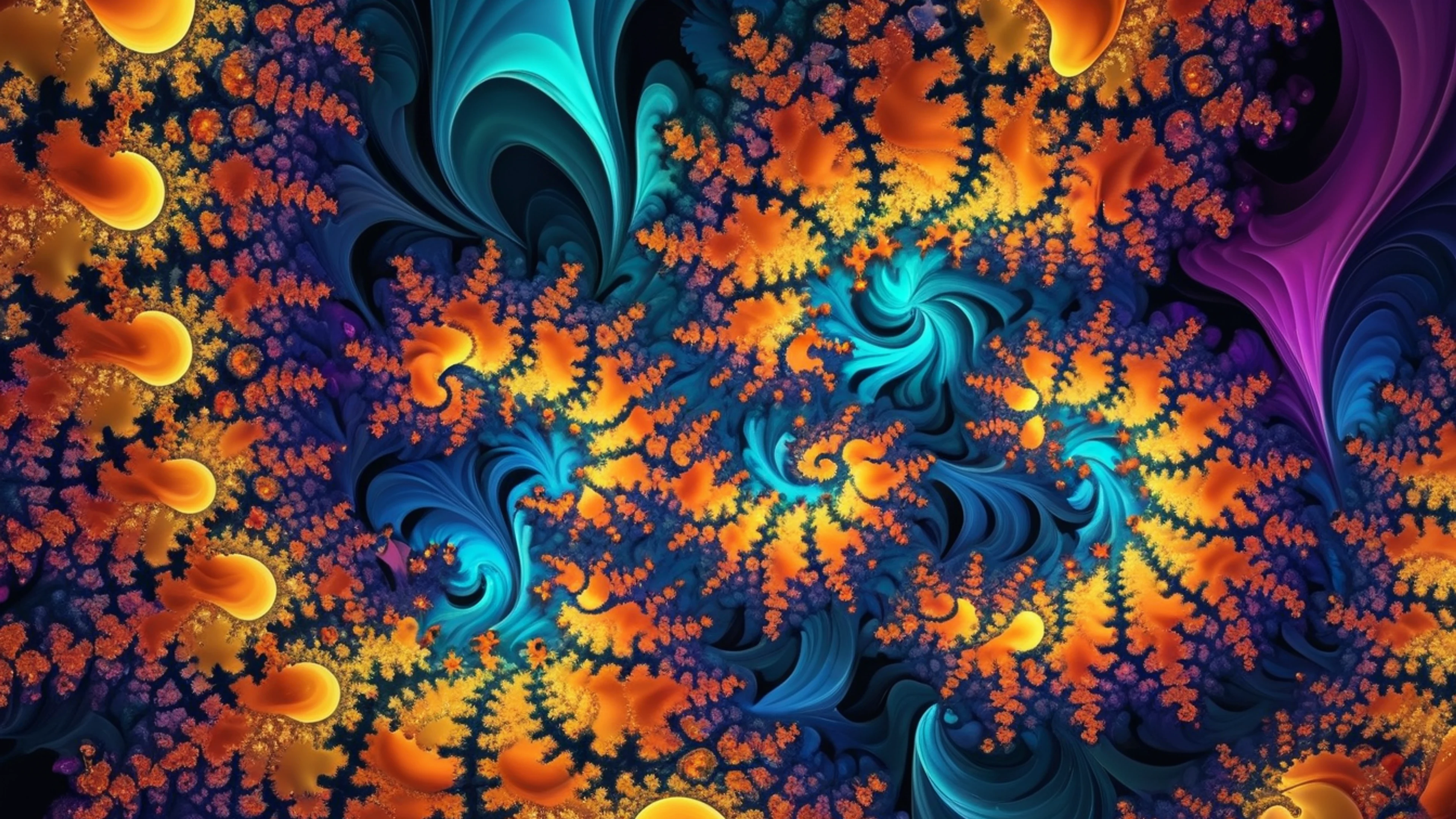 Fractal Universe Infinite - free 4K Ultra HD abstract wallpaper for desktop
