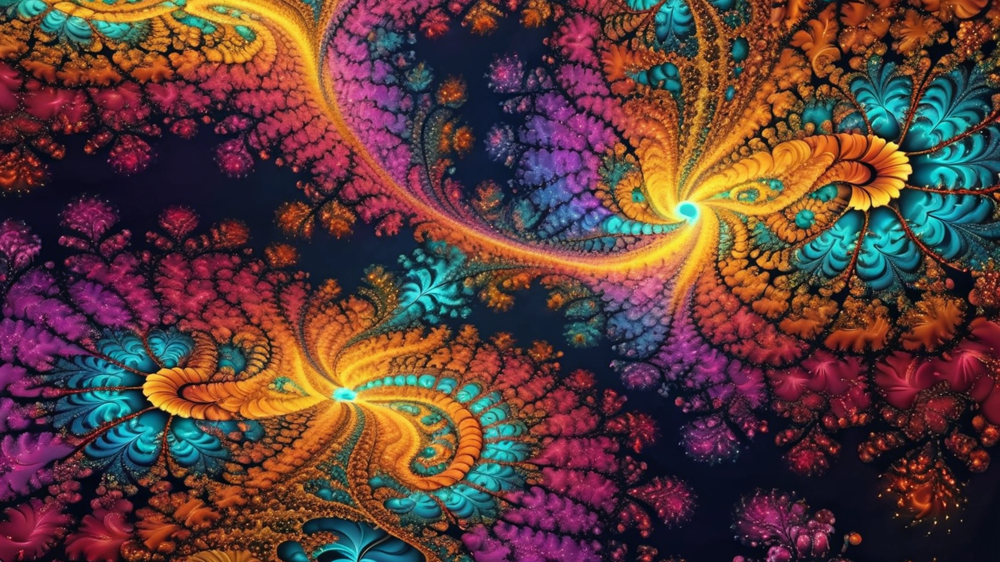 Fractal Universe Infinite - free 4K Ultra HD abstract wallpaper for desktop