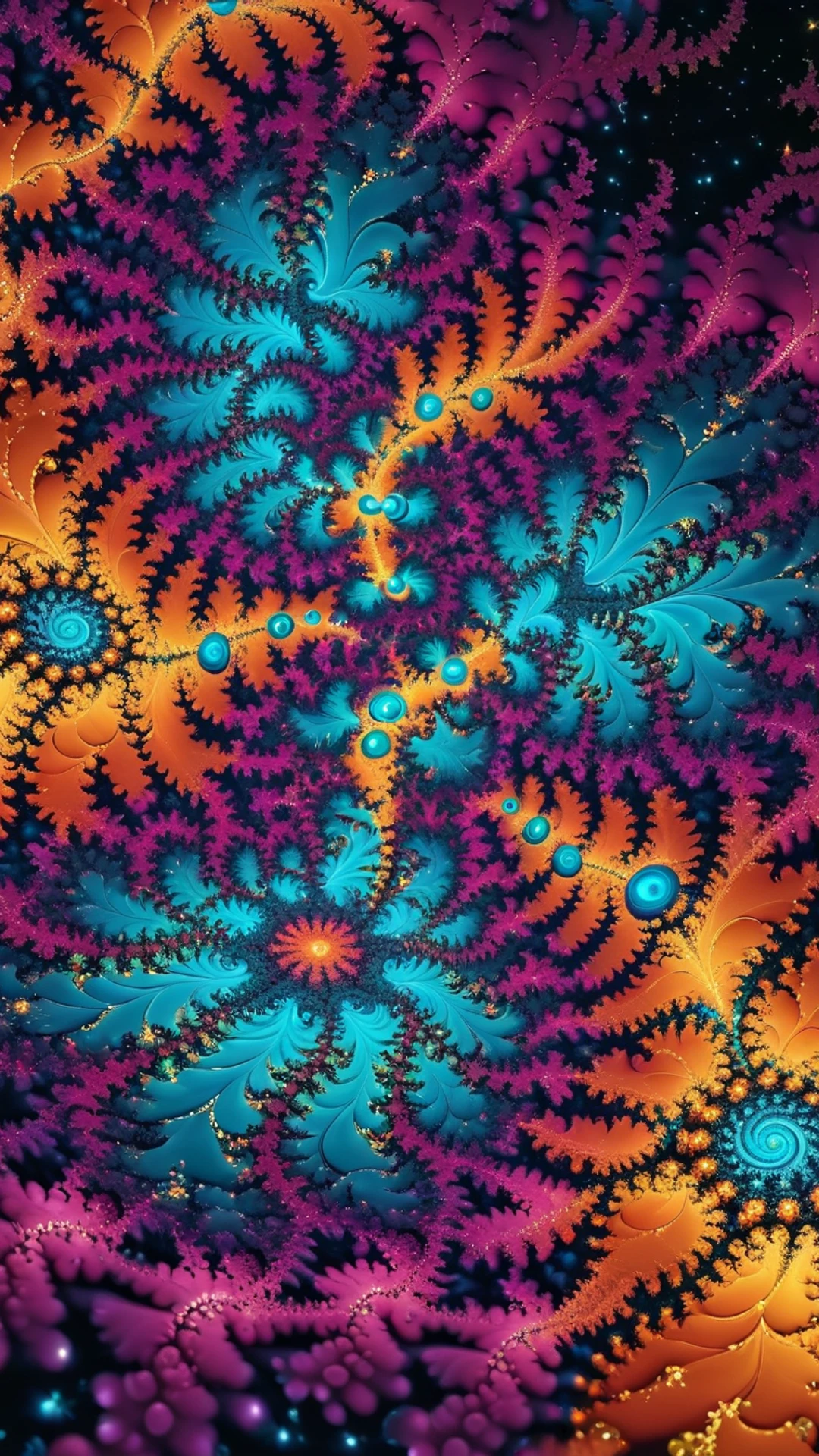 Fractal Universe Infinite - free Phone abstract wallpaper for phone