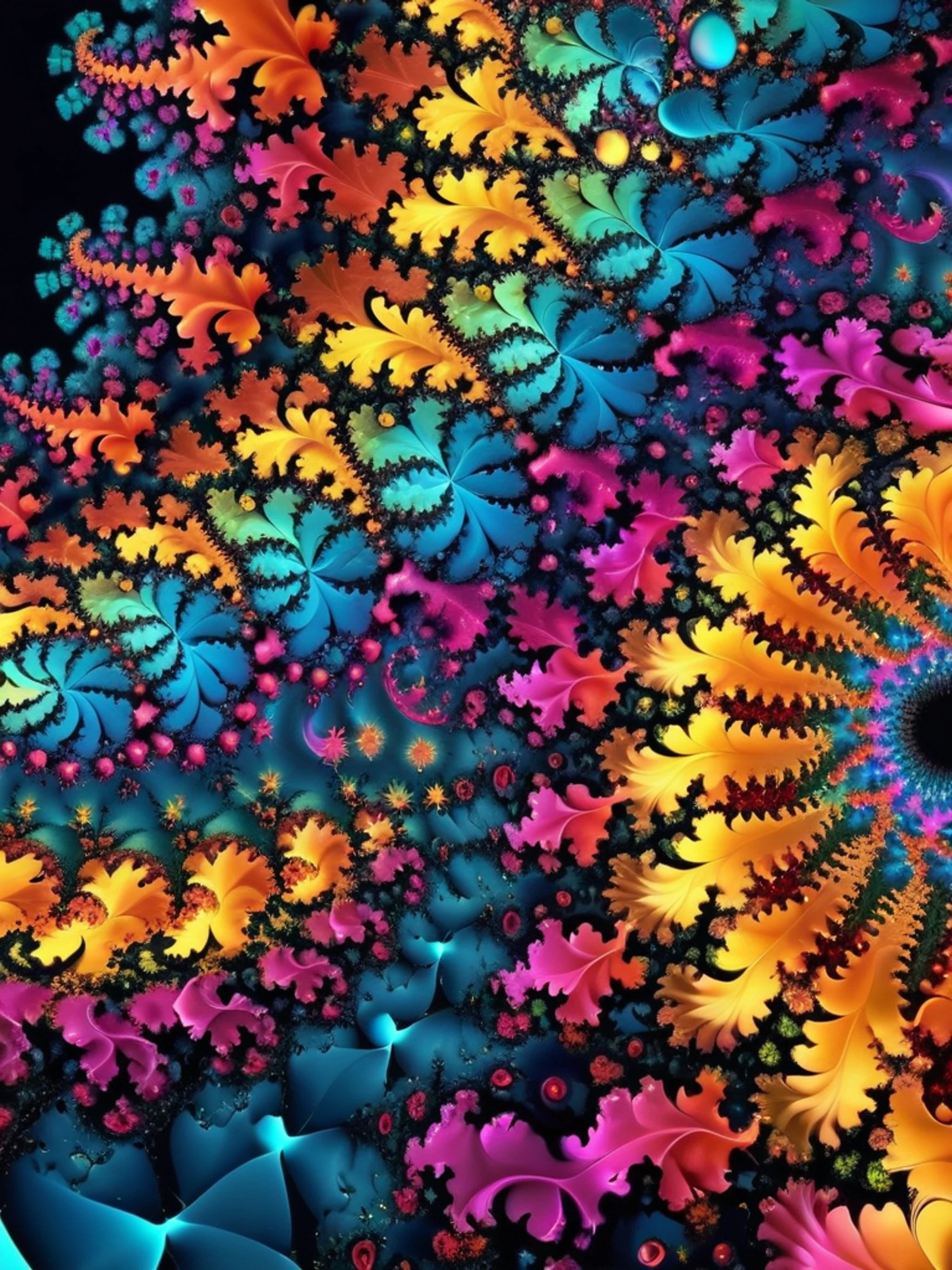 Fractal Universe Infinite - free Tablet abstract wallpaper for phone