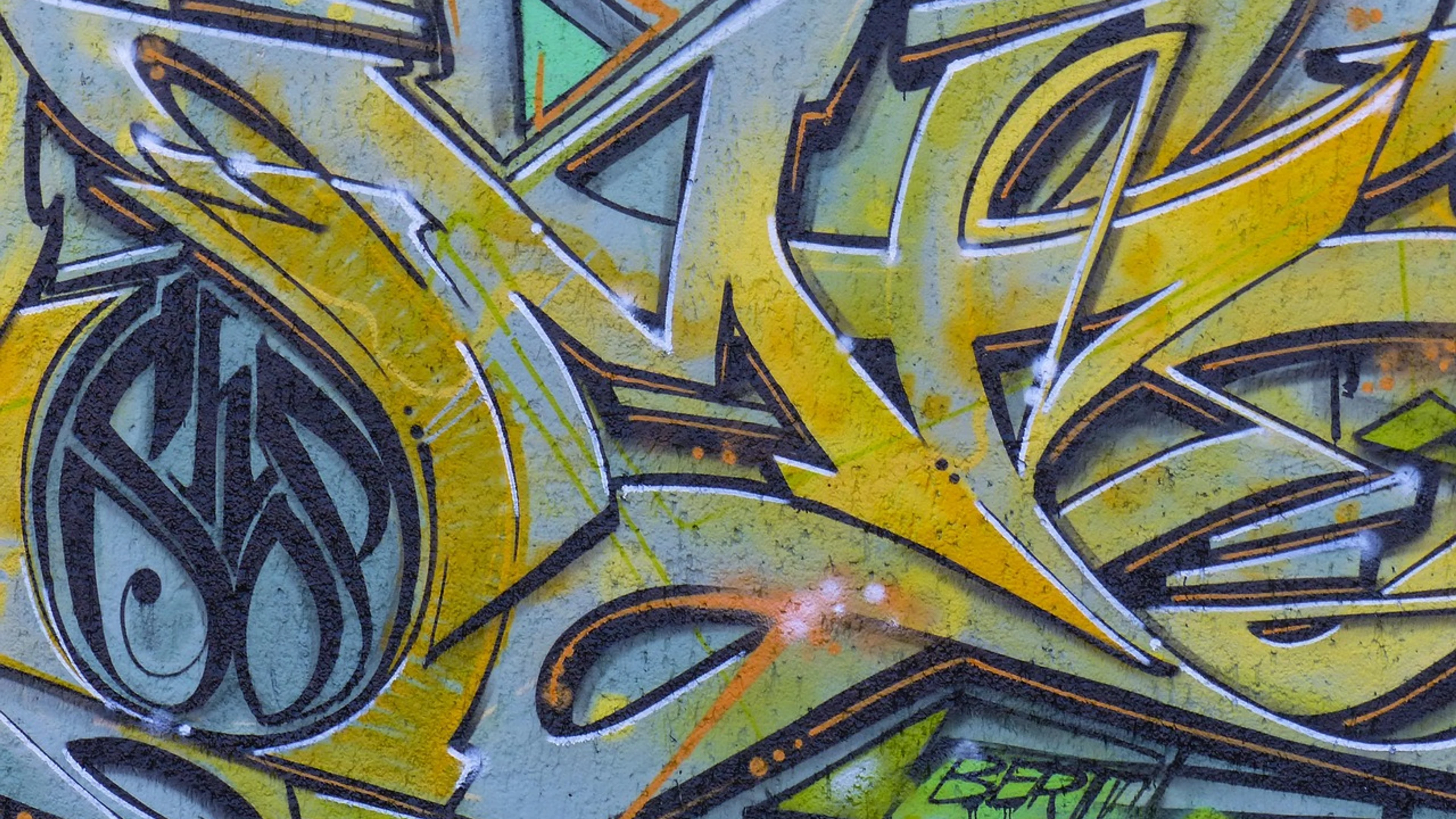 Graffiti street art - free 4K Ultra HD abstract wallpaper for desktop
