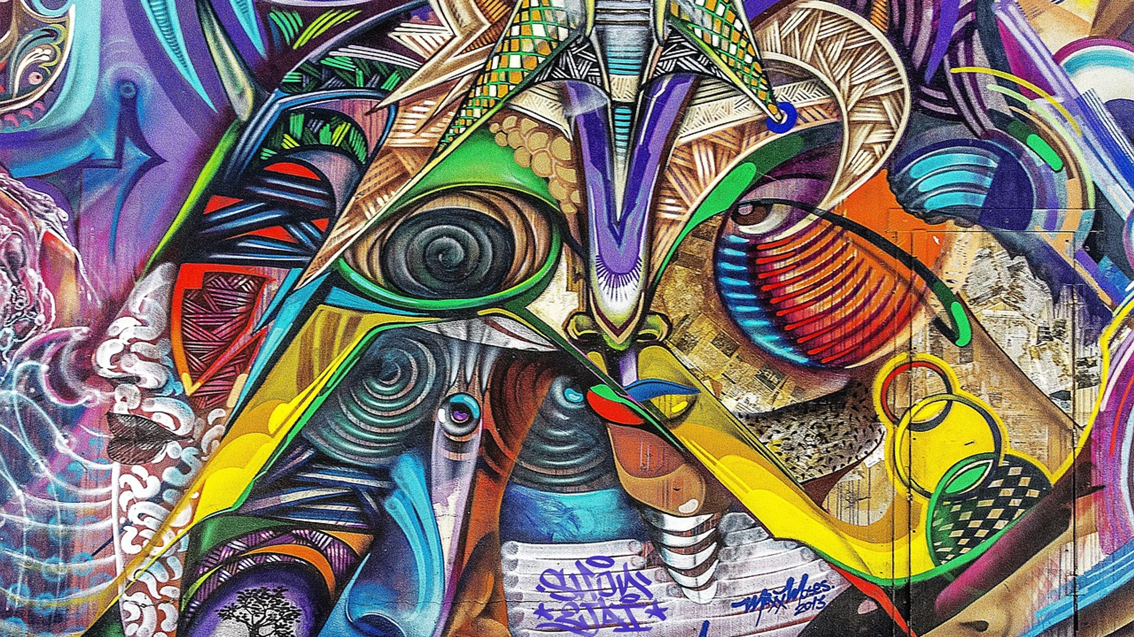 Graffiti wallpaper 4k beautiful wallpaper - free 4K Ultra HD abstract wallpaper for desktop
