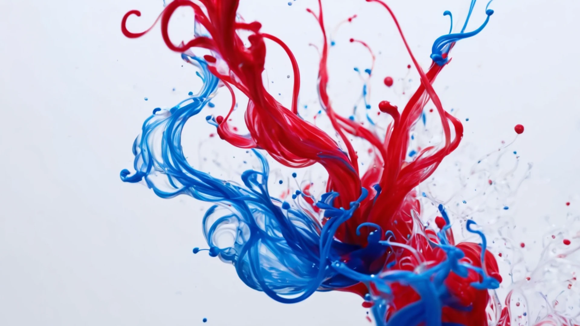Ink in Water Macro - free hd abstract wallpaper for desktop