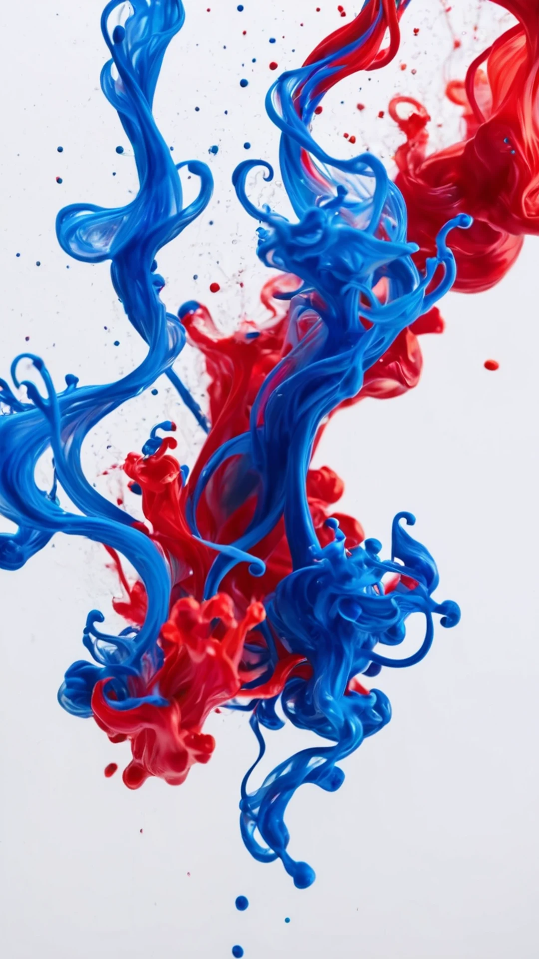 Ink in Water Macro - free Phone abstract wallpaper for phone