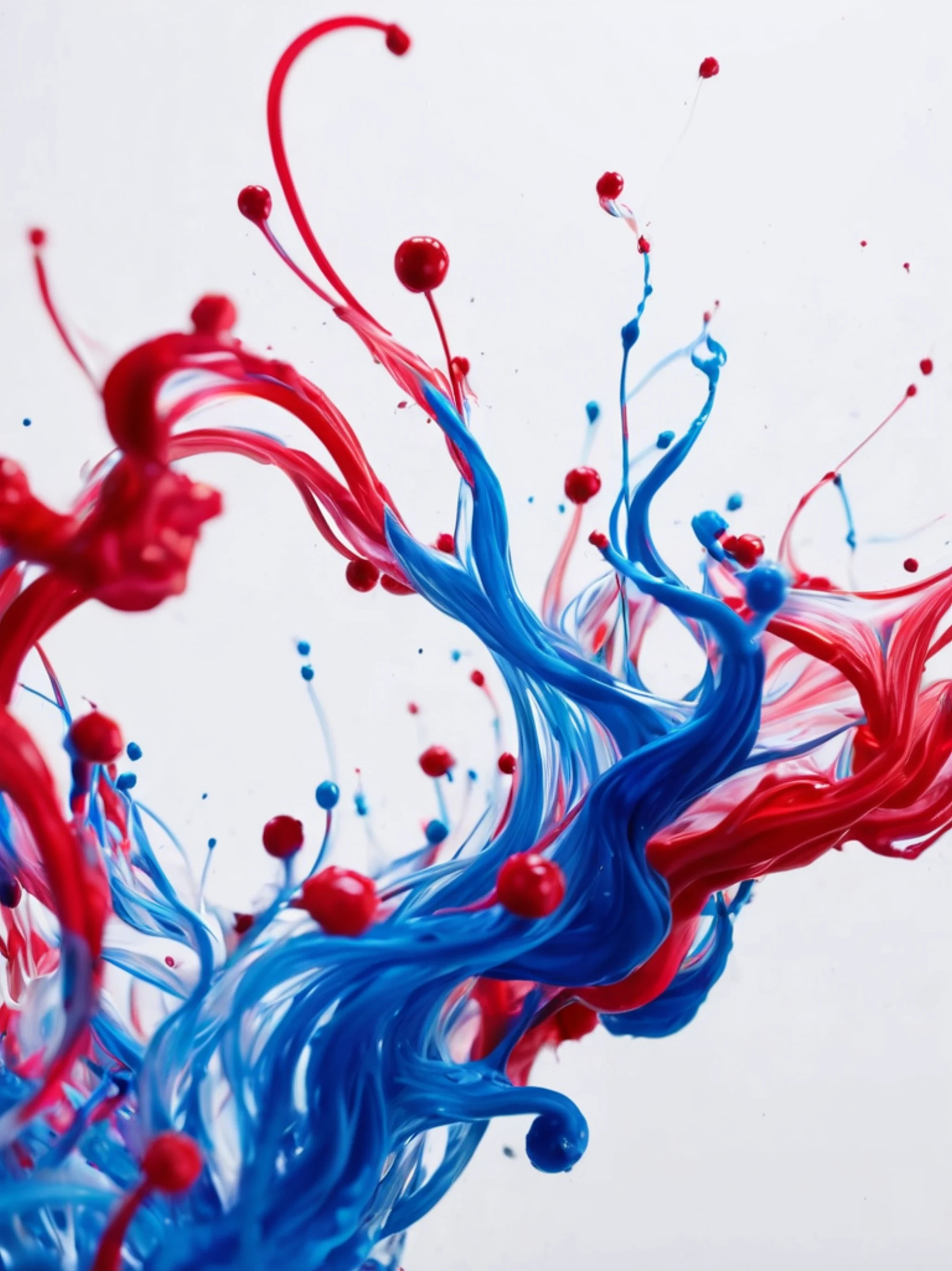 Ink in Water Macro - free Tablet abstract wallpaper for phone