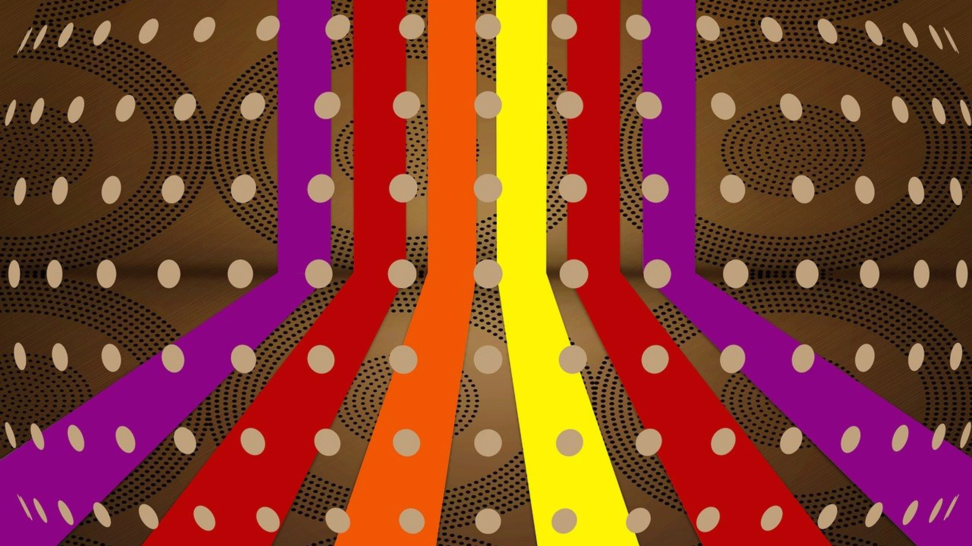 Lines dote circles - free 4K Ultra HD abstract wallpaper for desktop