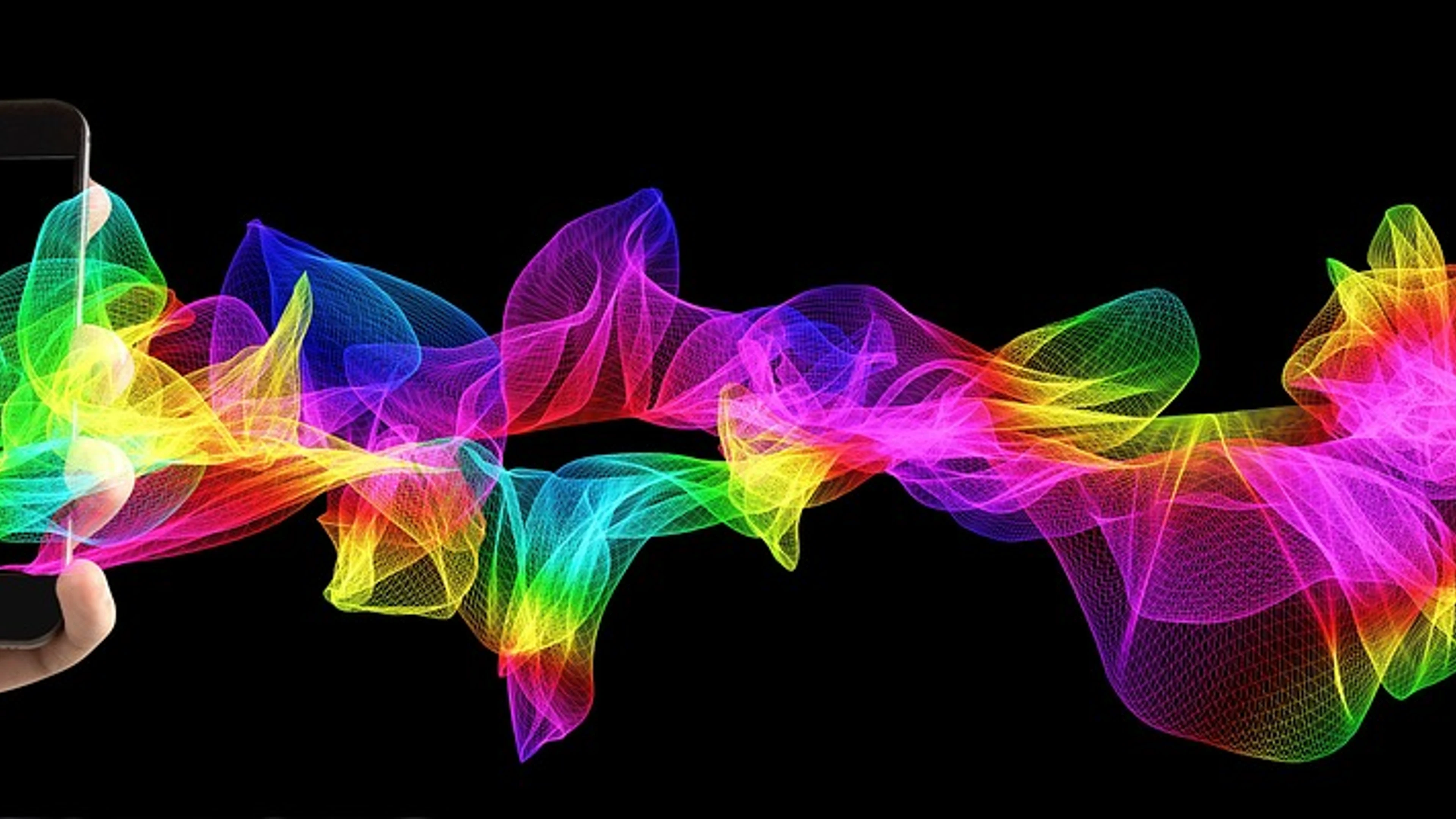 Mobile phone smartphone hand - free 4K Ultra HD abstract wallpaper for desktop
