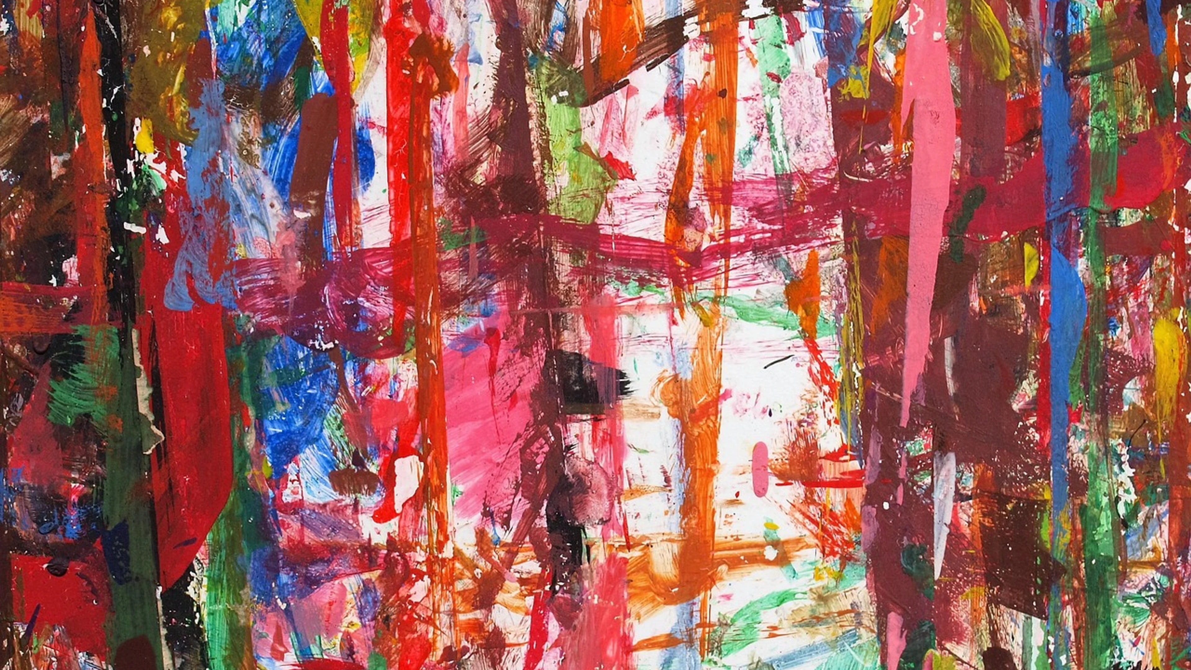 Paint childrens art abstract - free 4K Ultra HD abstract wallpaper for desktop