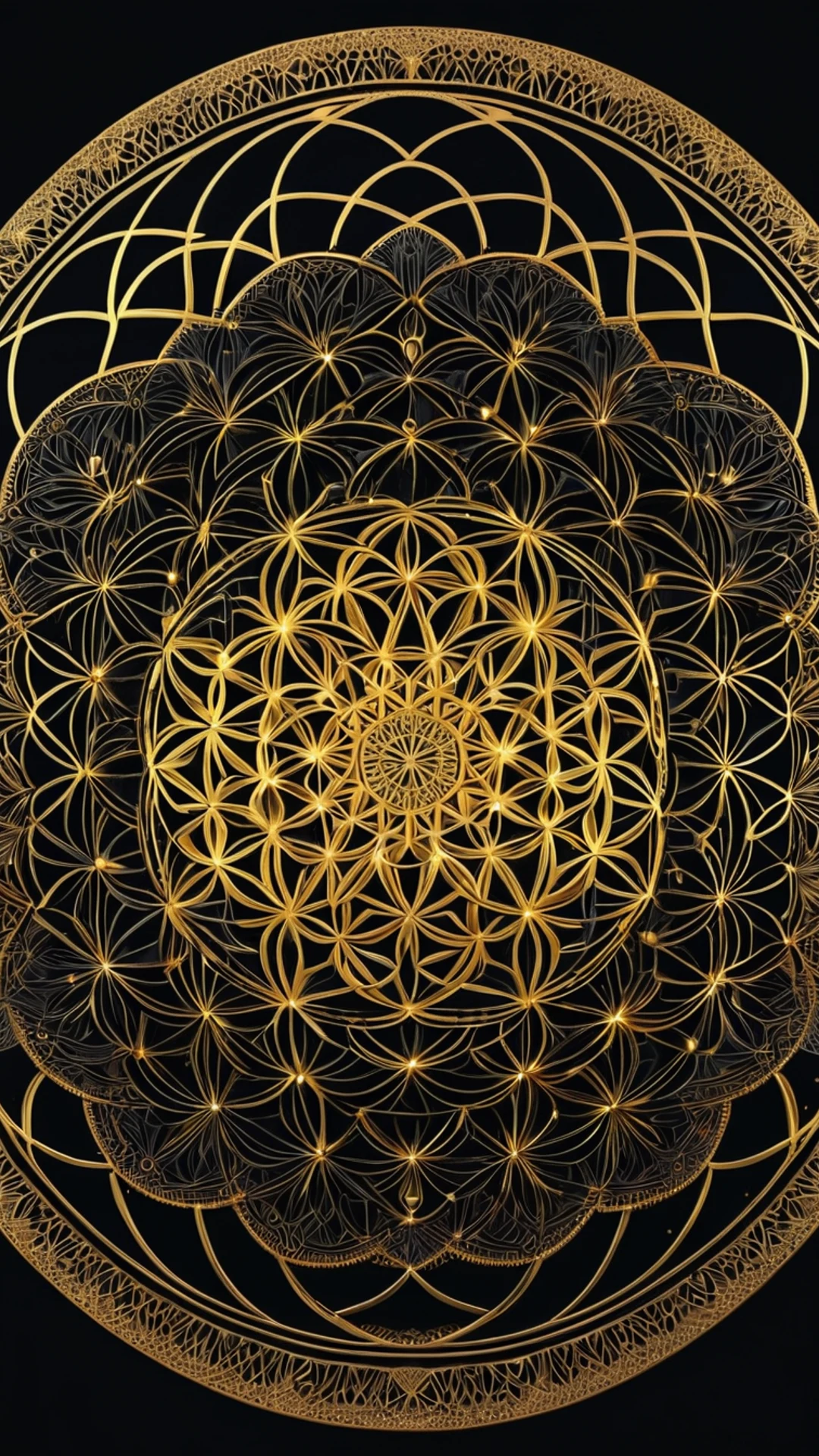 Sacred Geometry Pattern - free Phone abstract wallpaper for phone