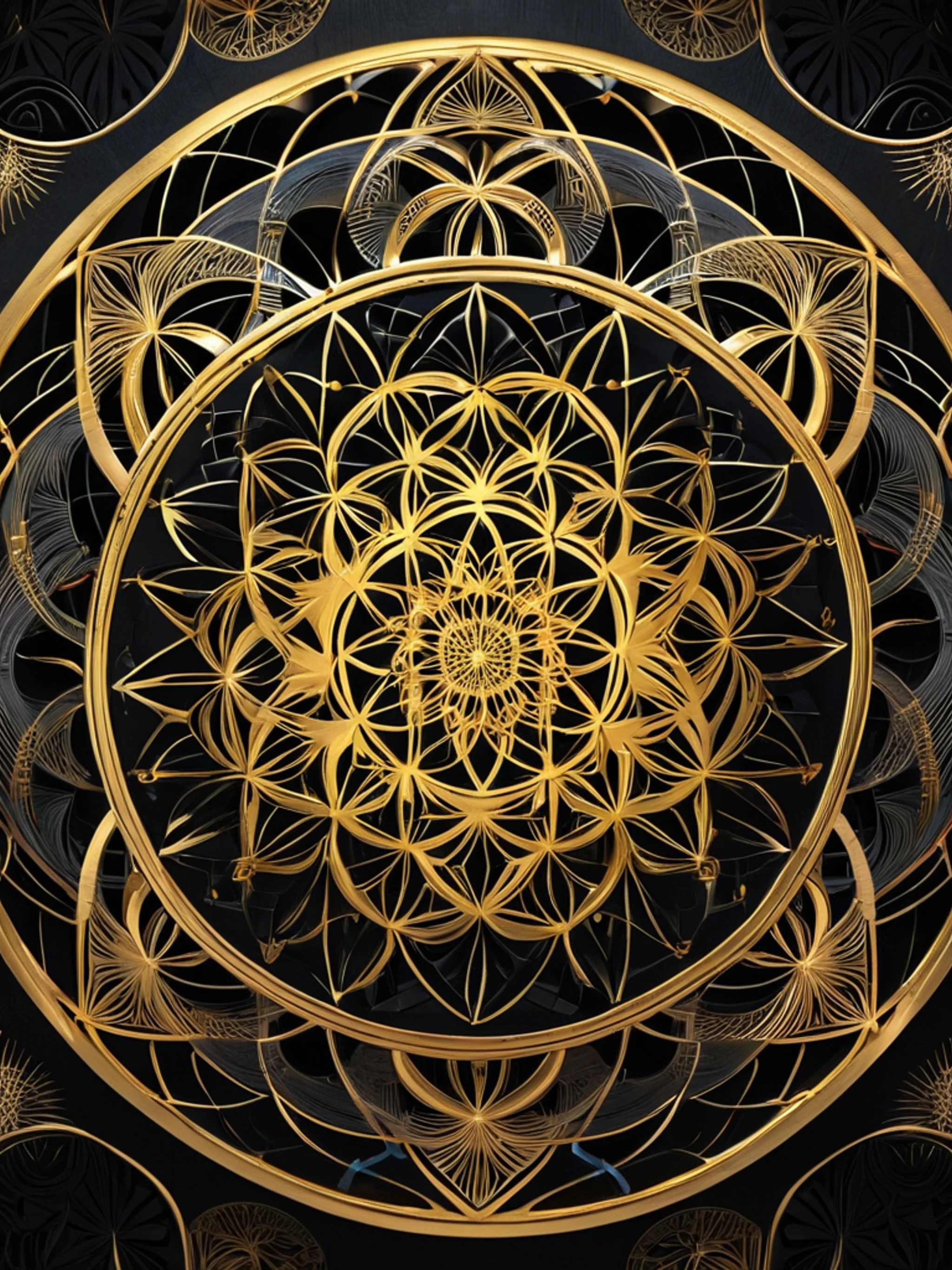 Sacred Geometry Pattern - free Tablet abstract wallpaper for phone