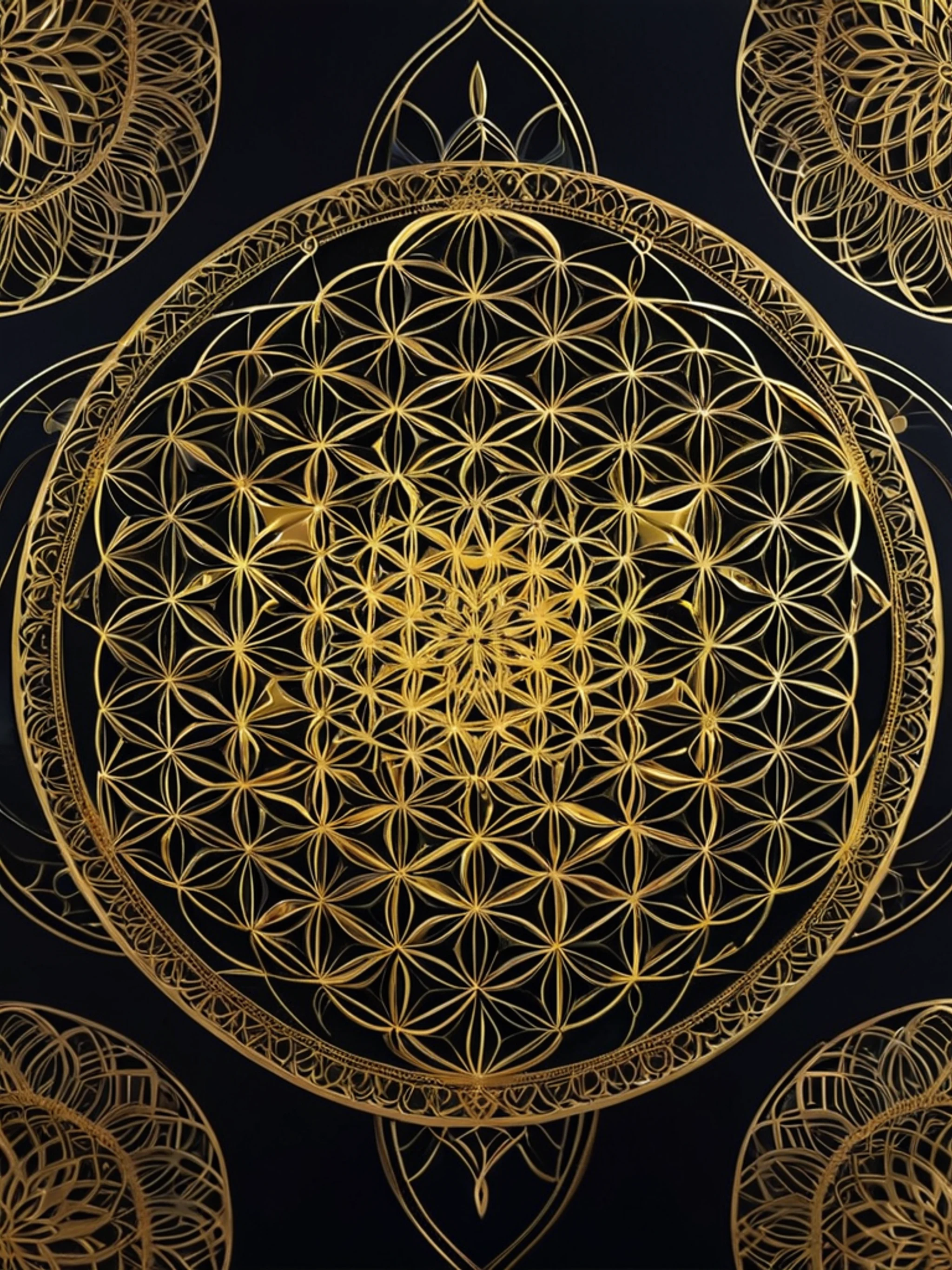 Sacred Geometry Pattern - free Tablet abstract wallpaper for phone