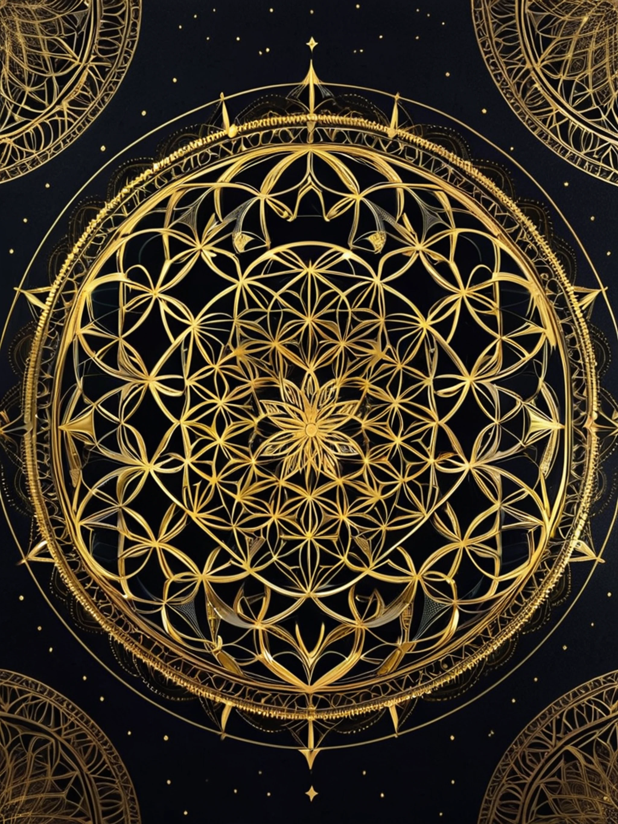 Sacred Geometry Pattern - free Tablet abstract wallpaper for phone