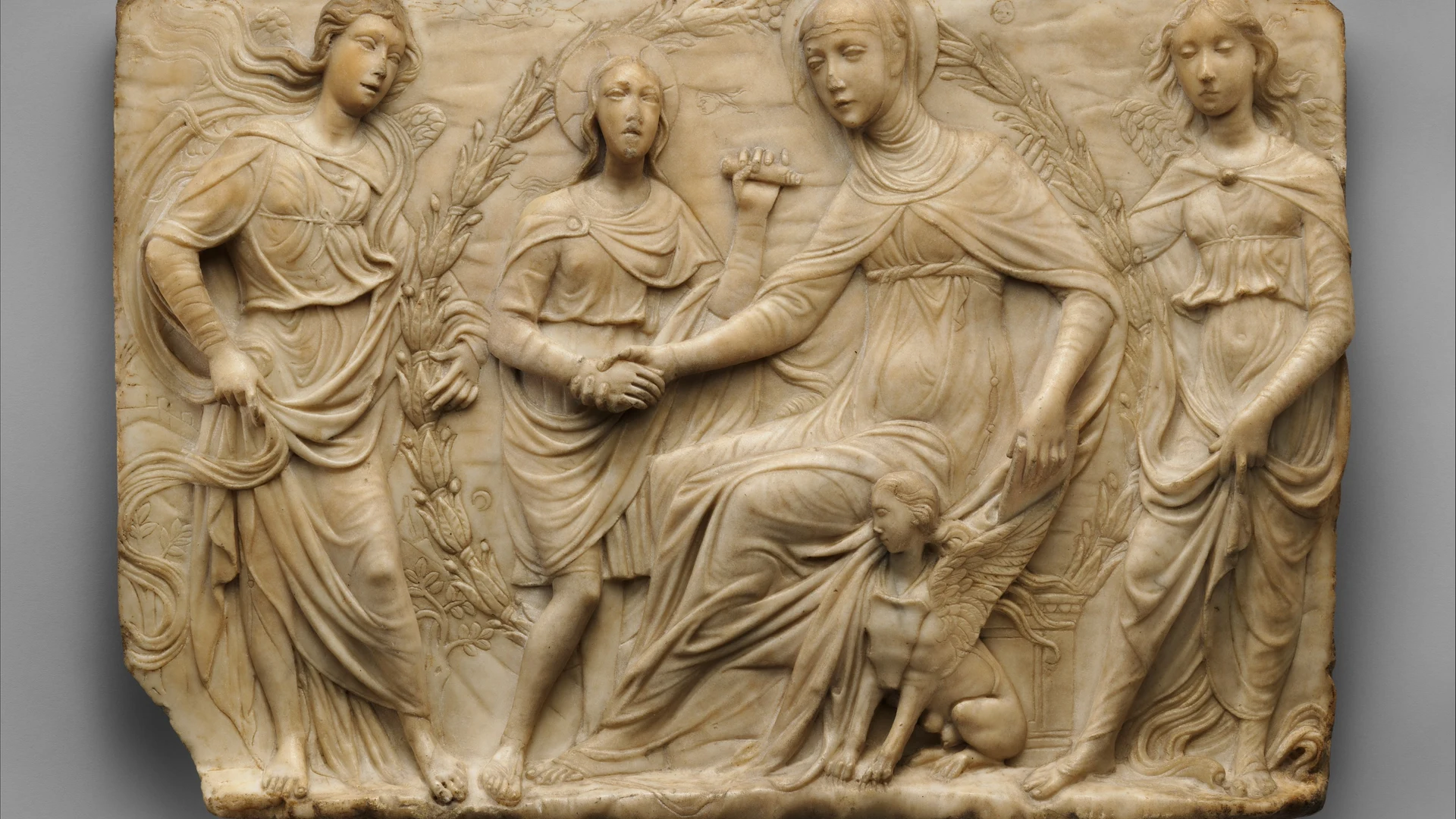 Saint Bridget of Sweden Receiving the Rule of Her Order - free hd abstract wallpaper for desktop