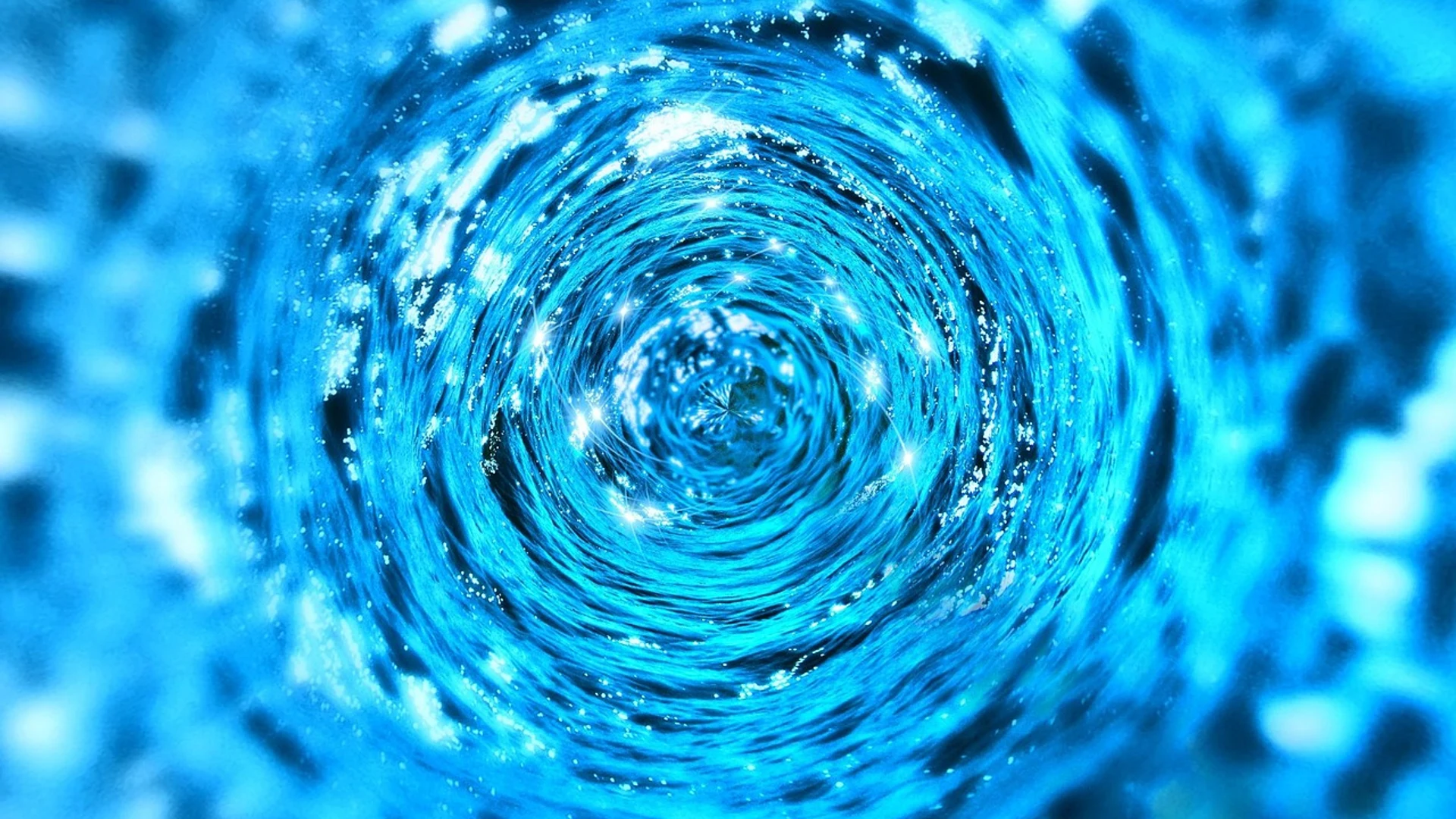 Water aqua tunnel - free hd abstract wallpaper for desktop