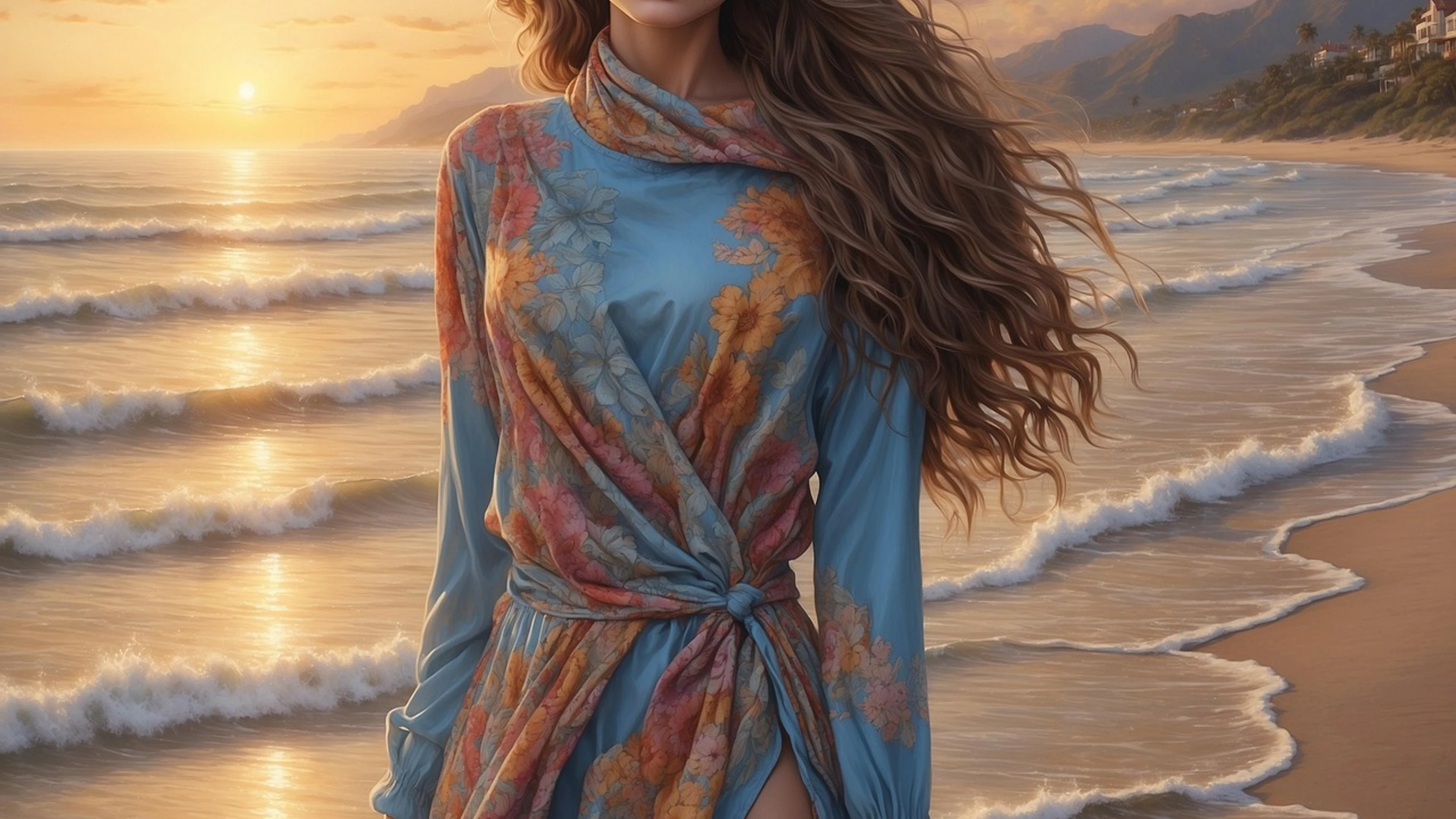 Ai generated woman young - free 4K Ultra HD aesthetic wallpaper for desktop