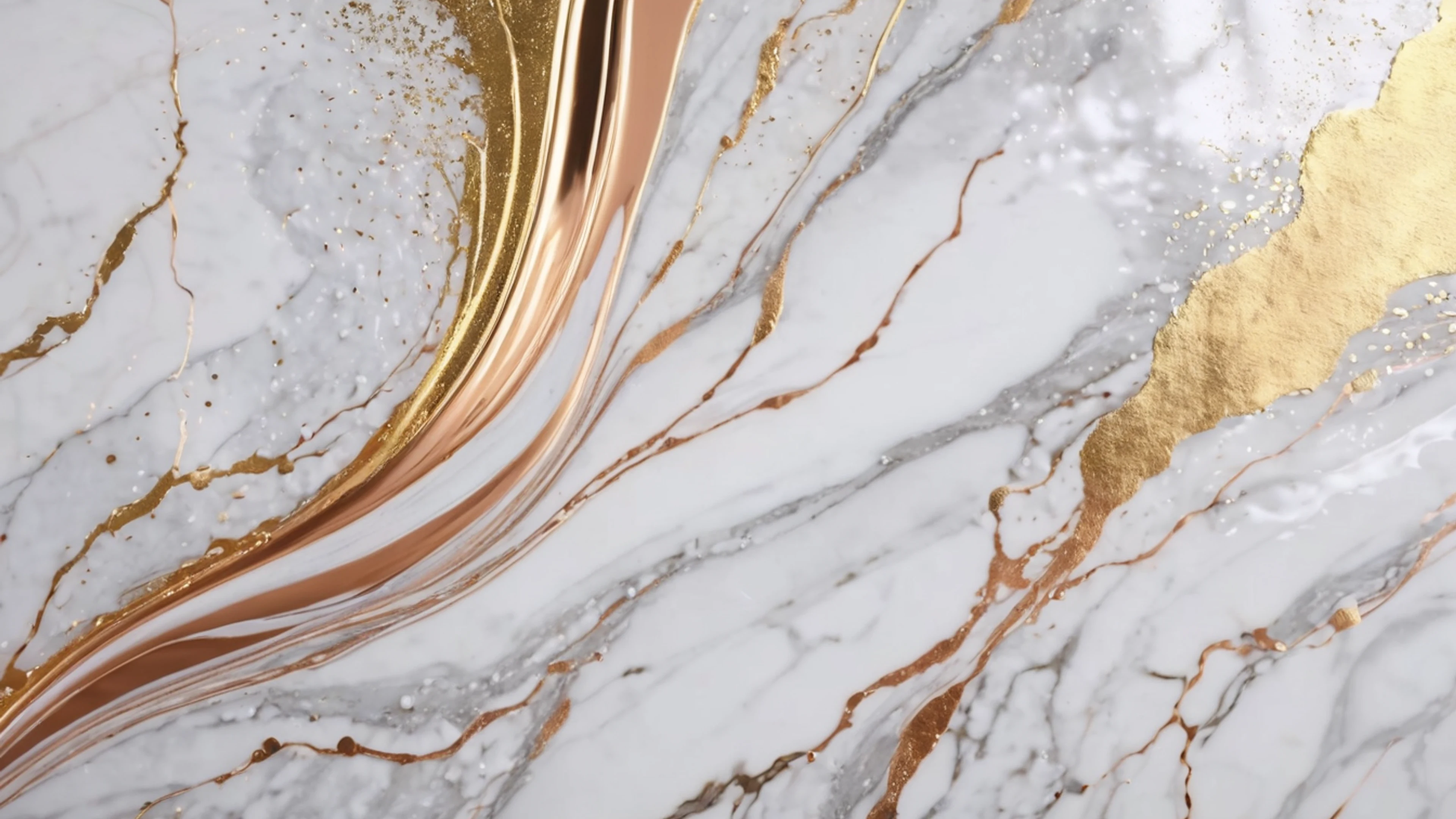 Marble and Gold Abstract - free 4K Ultra HD aesthetic wallpaper for desktop