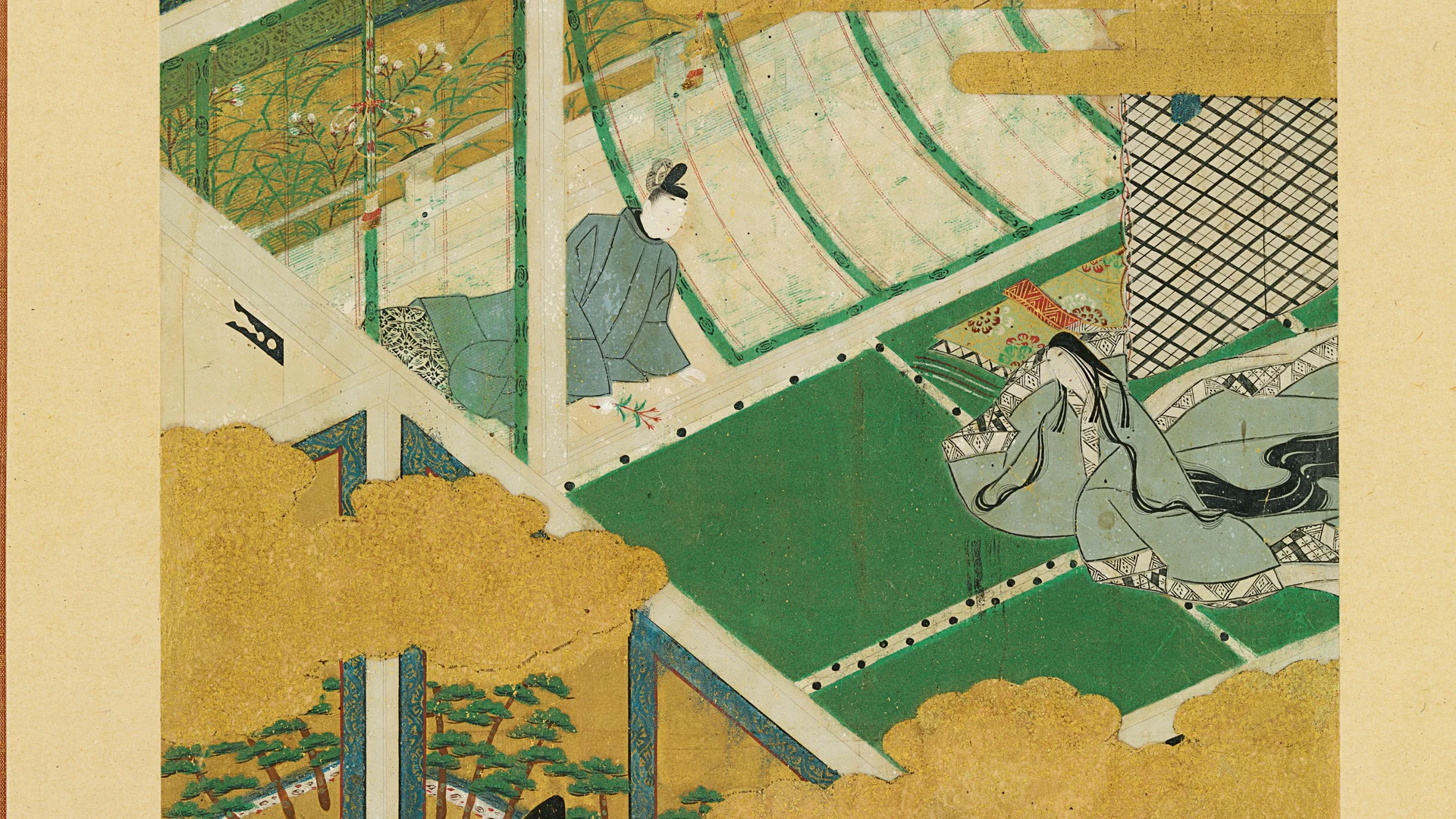 “Mistflowers” - free hd aesthetic wallpaper for desktop