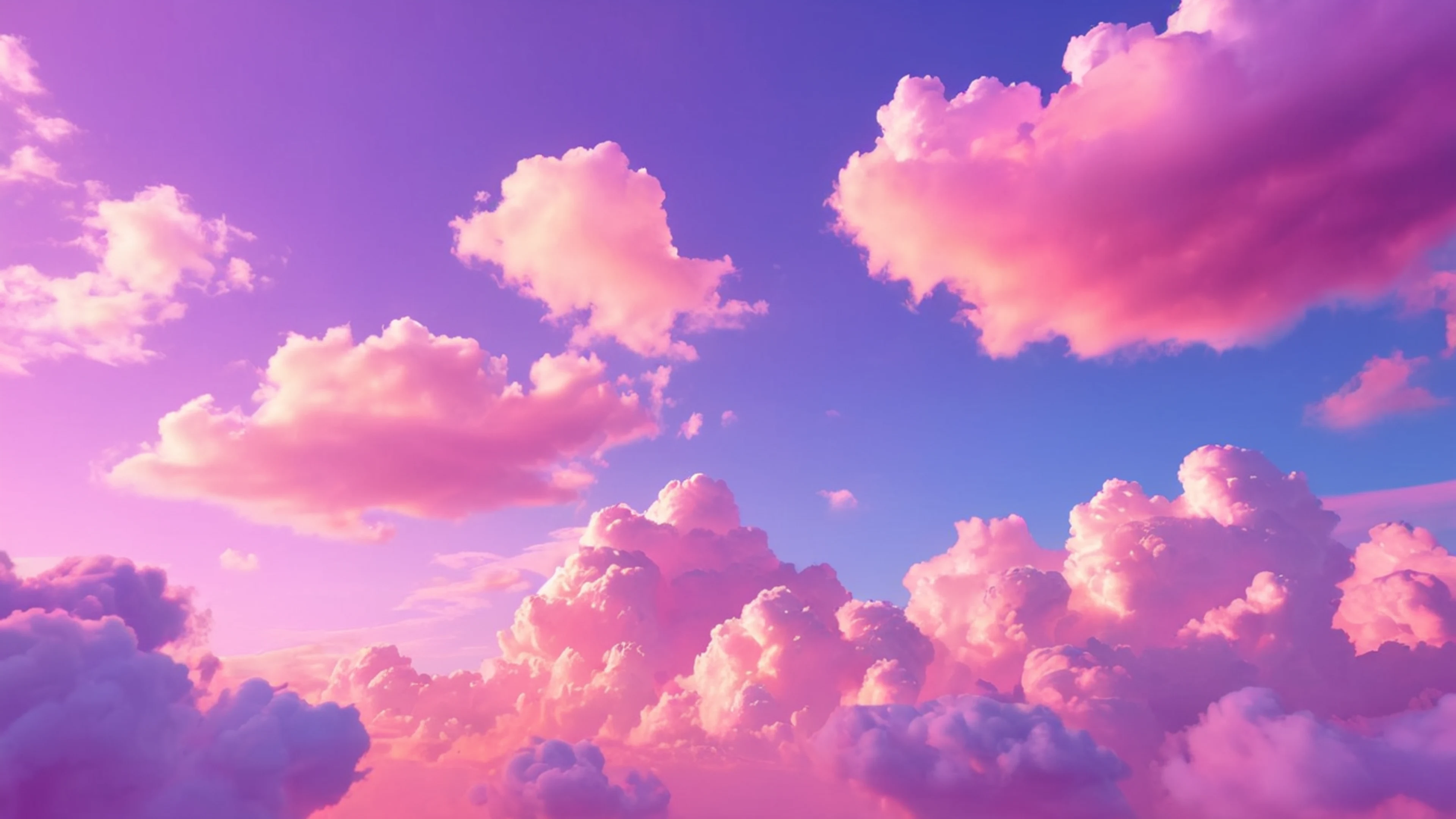 Pastel Cloud Dreamscape - free 4K Ultra HD aesthetic wallpaper for desktop