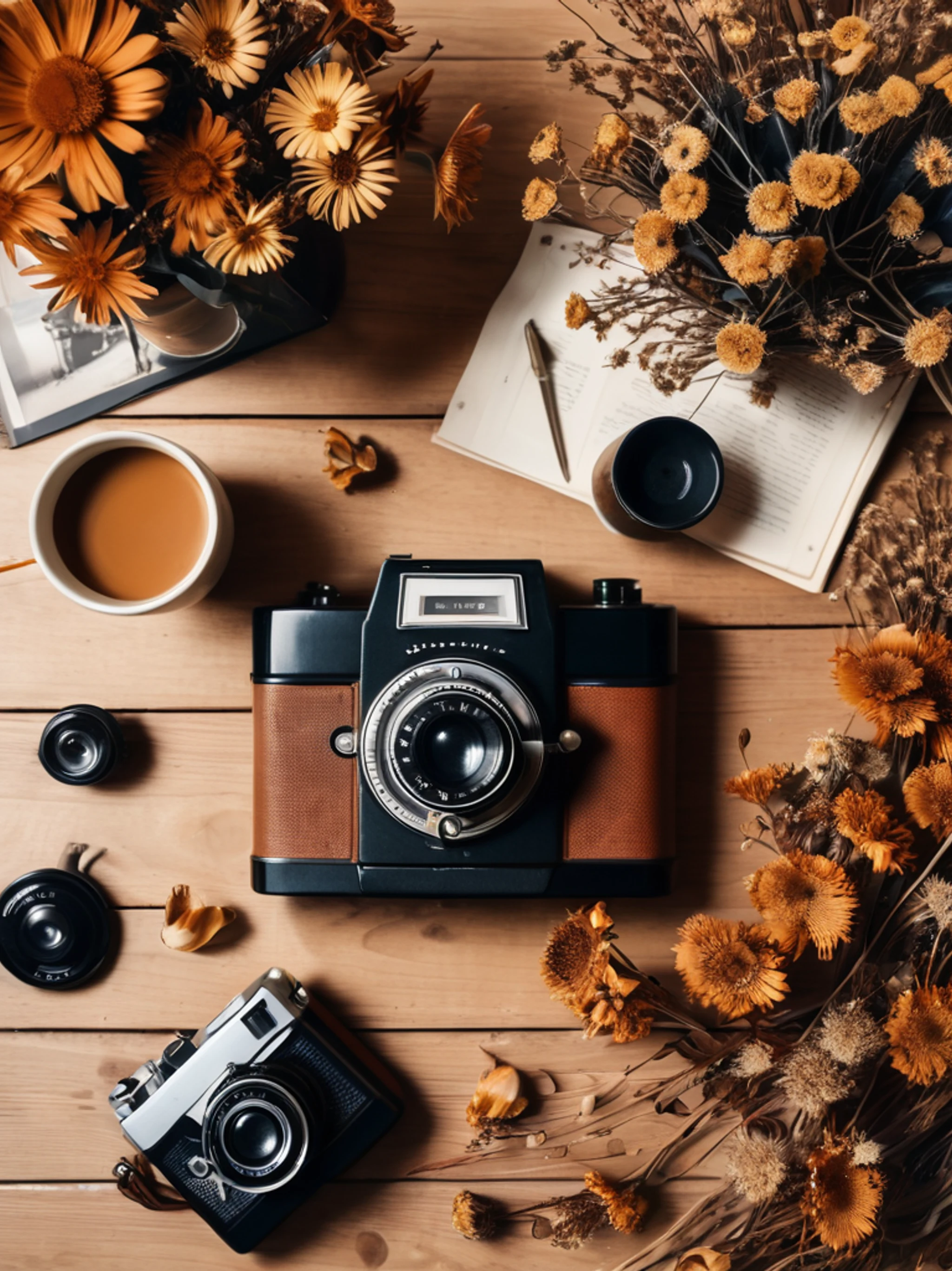 Retro Vinyl and Coffee - free Tablet aesthetic wallpaper for phone