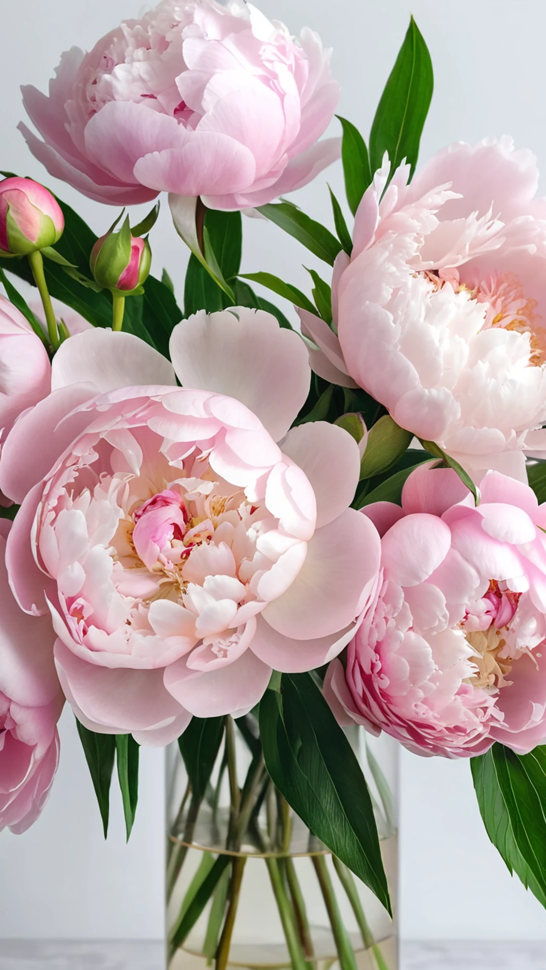 Soft Pink Peony Arrangement - free Phone aesthetic wallpaper for phone