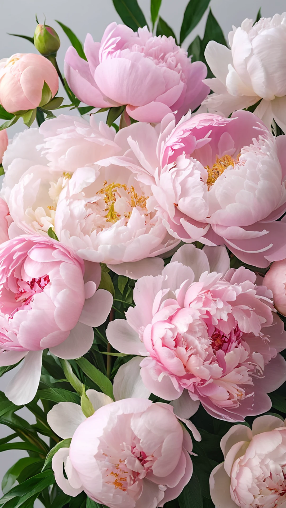 Soft Pink Peony Arrangement - free Phone aesthetic wallpaper for phone