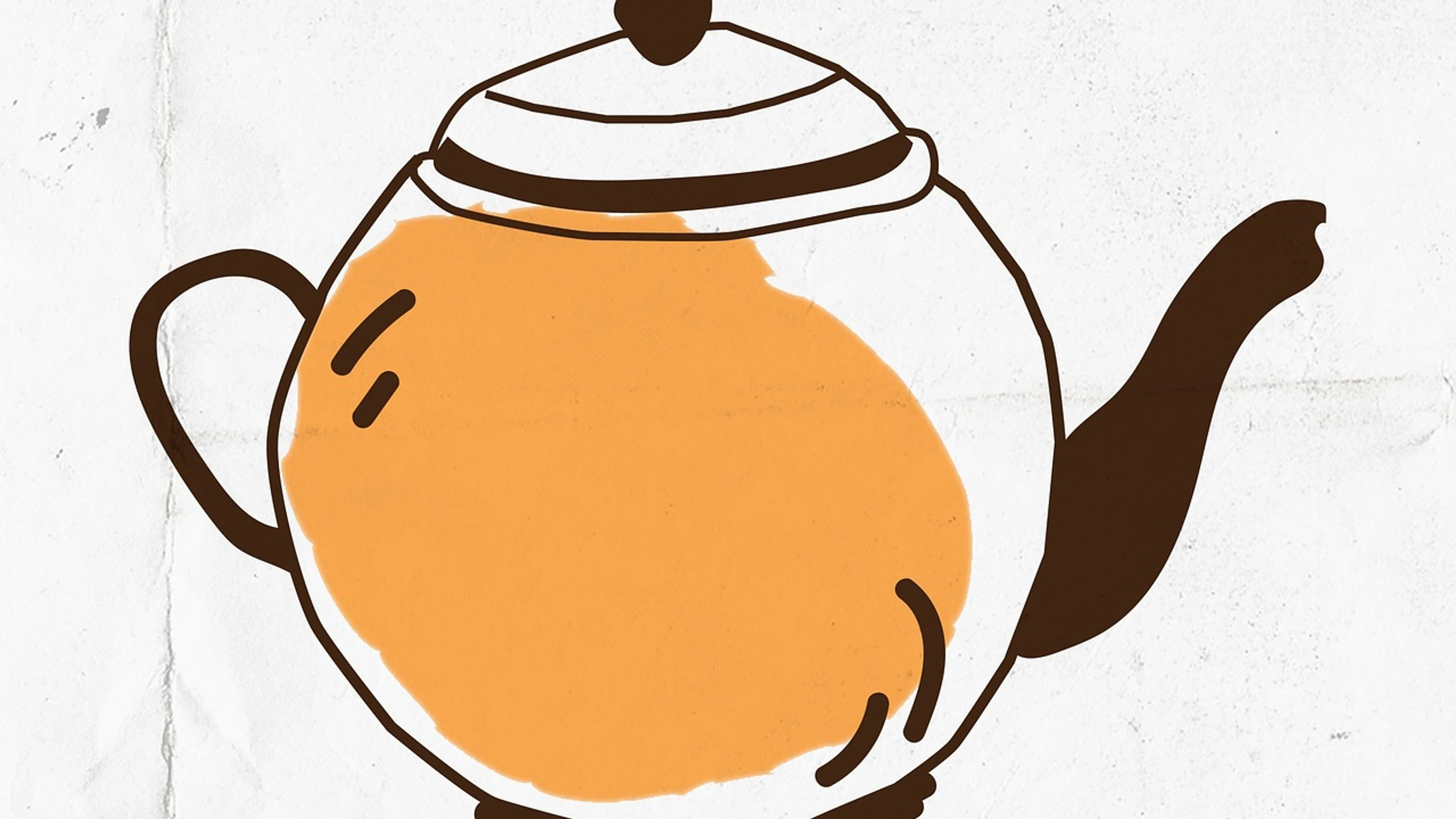 Tea art teapot - free 4K Ultra HD aesthetic wallpaper for desktop