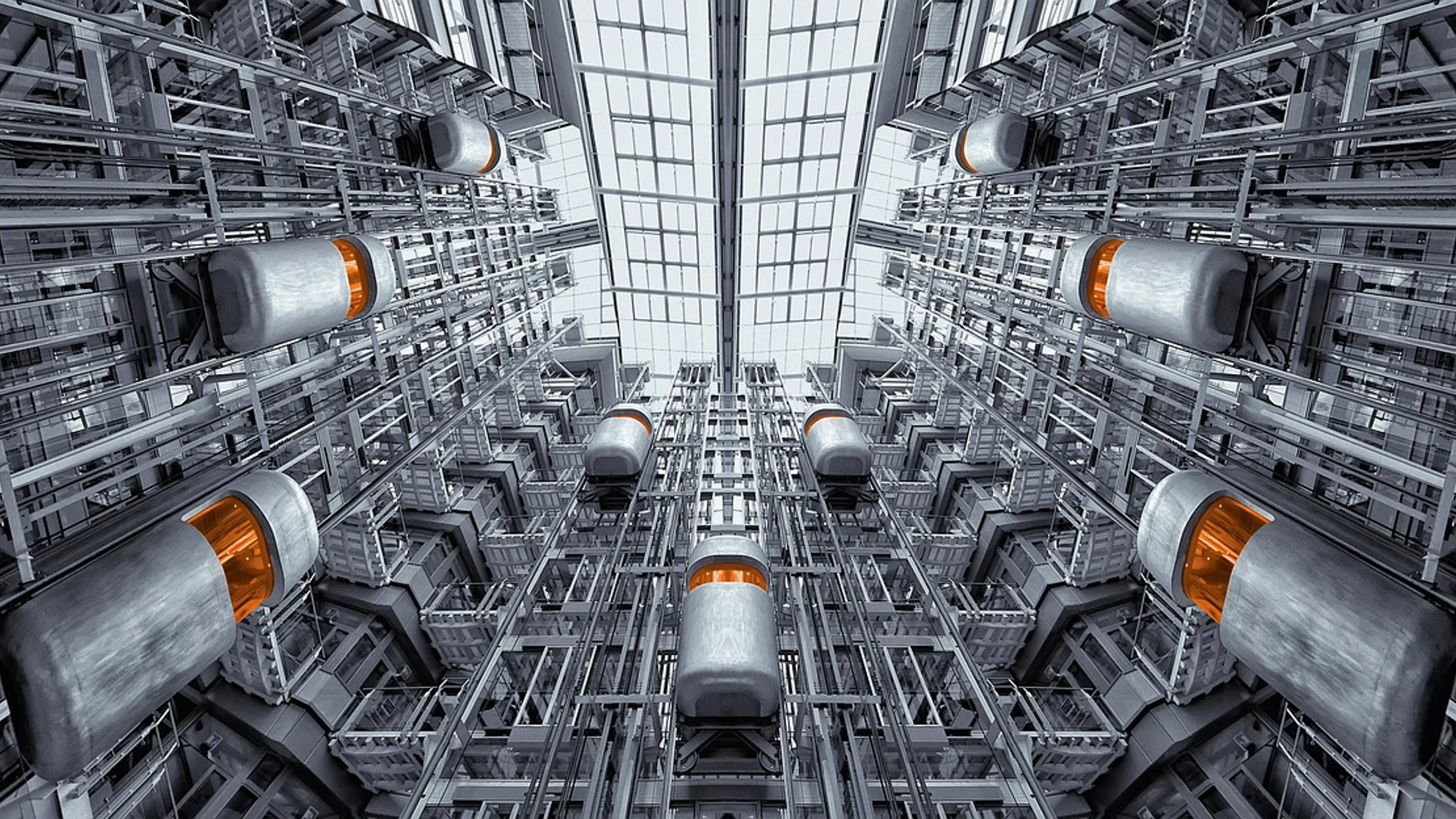 Elevators berlin ludwig erhard haus - free 4K Ultra HD architecture wallpaper for desktop