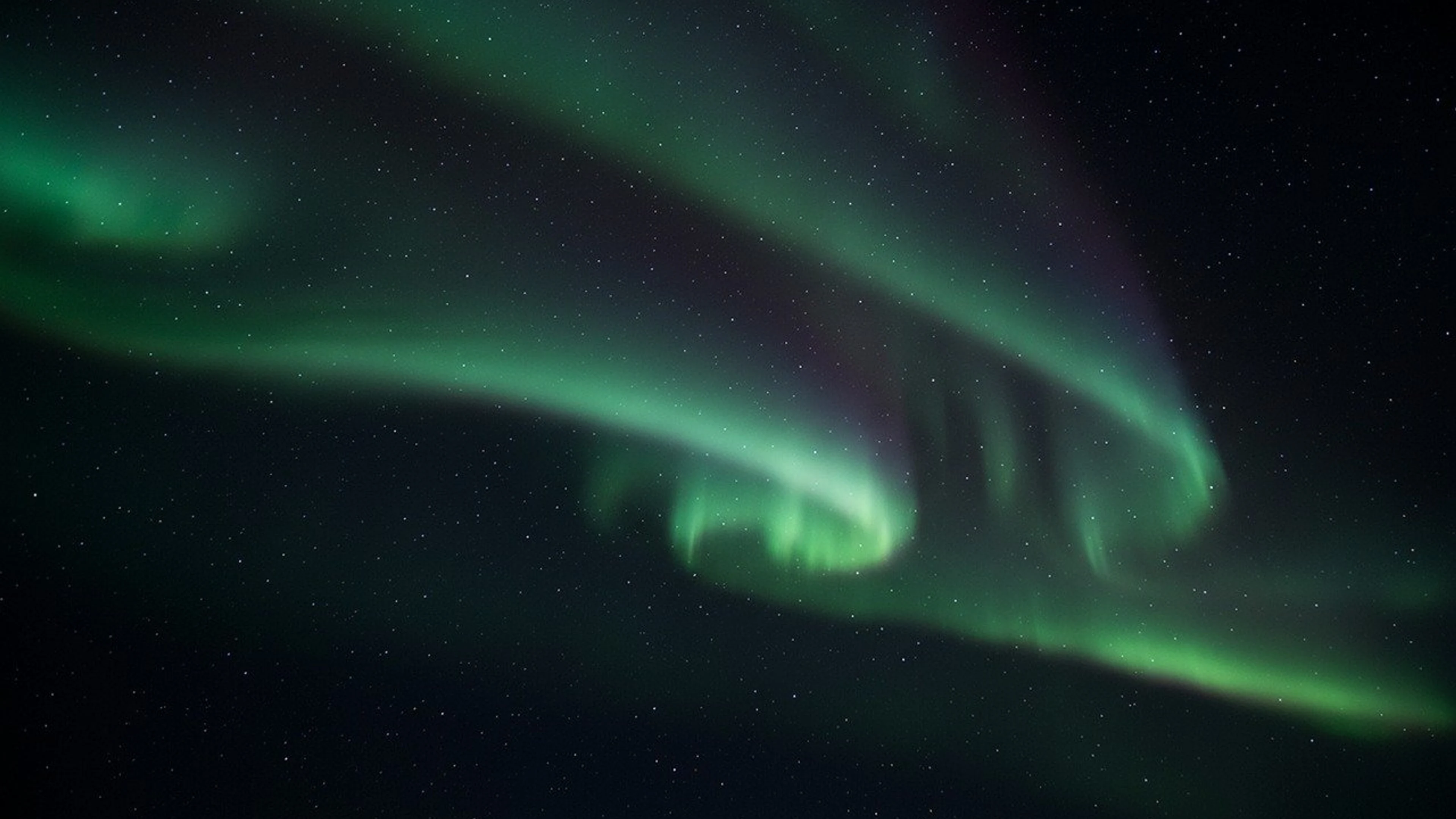 Space dark aurora - free 4K Ultra HD aurora wallpaper for desktop