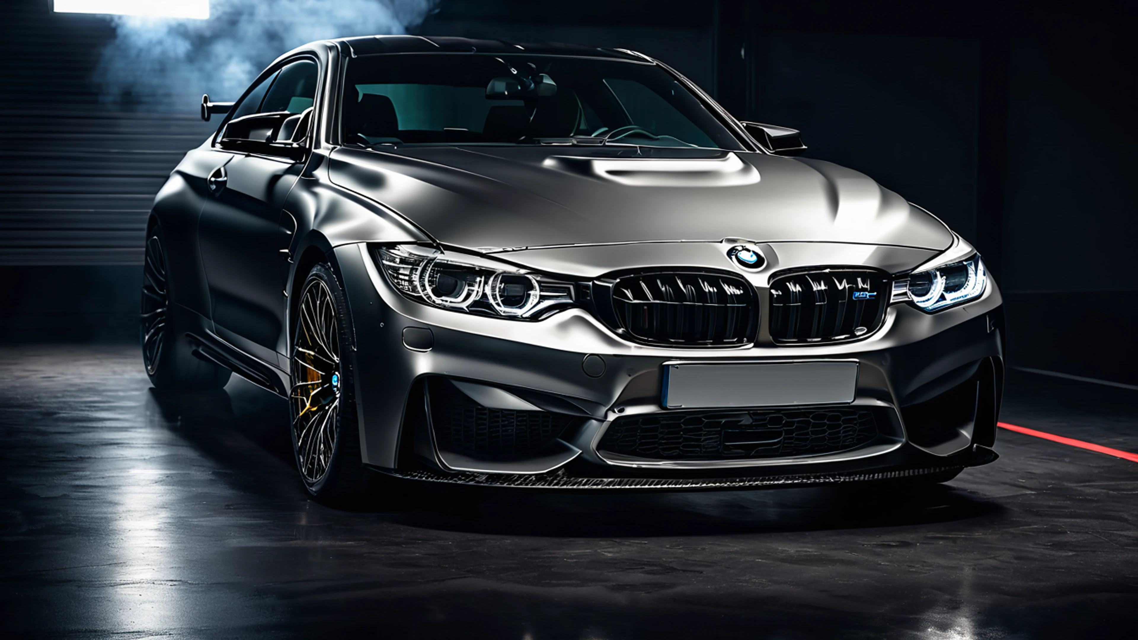 BMW M4 Moody Garage - free 4K Ultra HD cars wallpaper for desktop