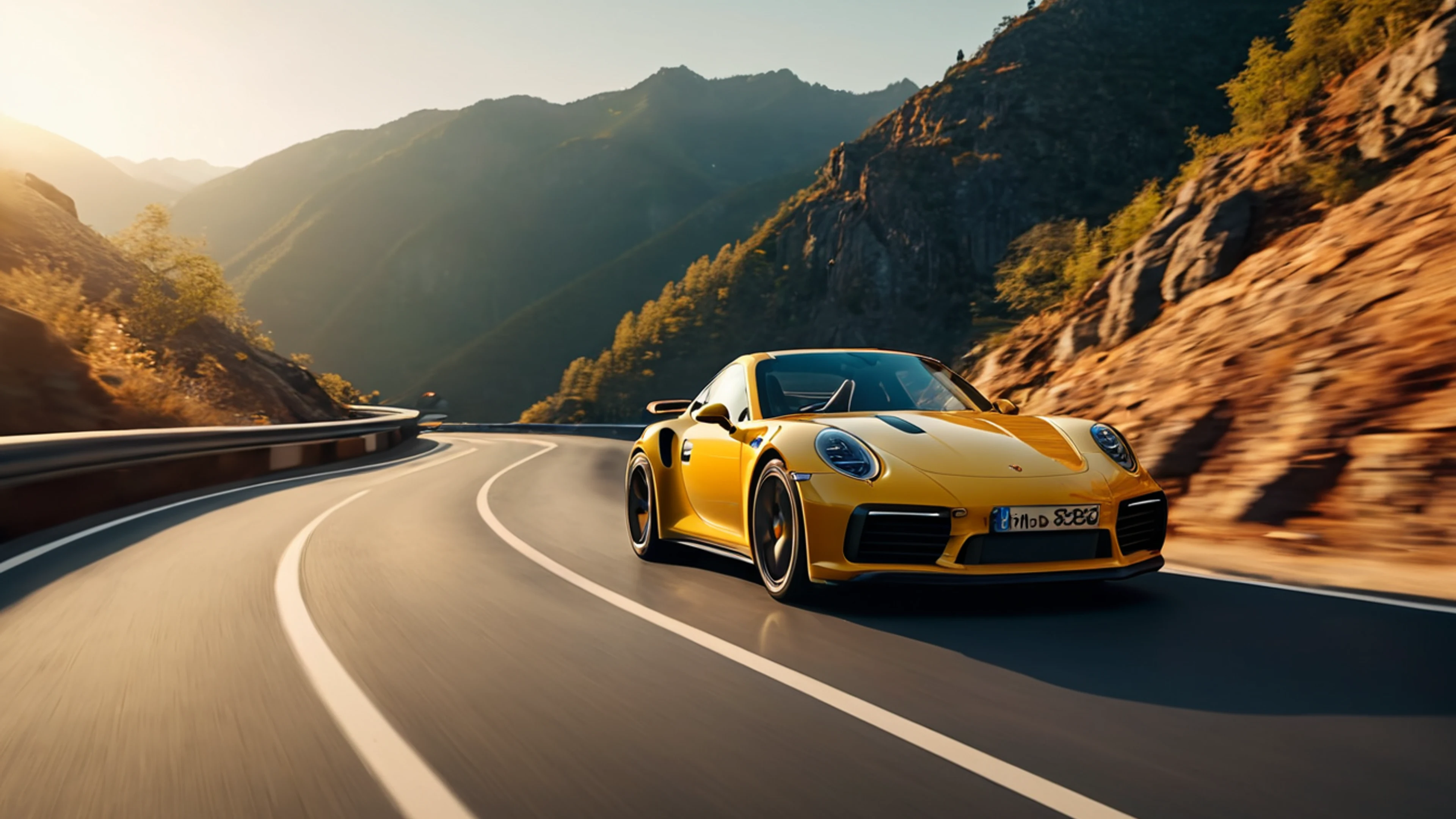 Porsche 911 Mountain Road - free 4K Ultra HD cars wallpaper for desktop