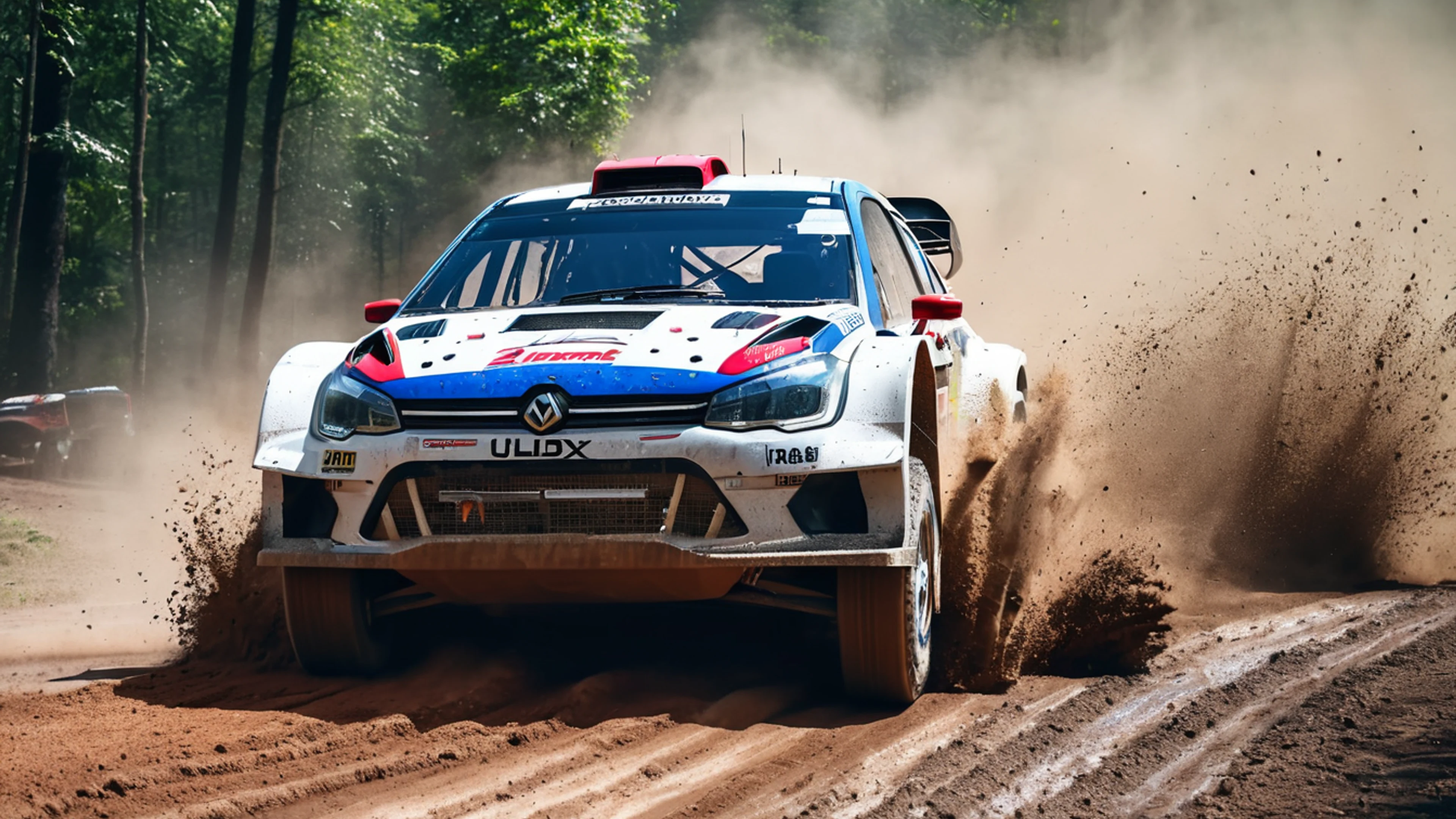 Rally Car Dirt Splash - free 4K Ultra HD cars wallpaper for desktop