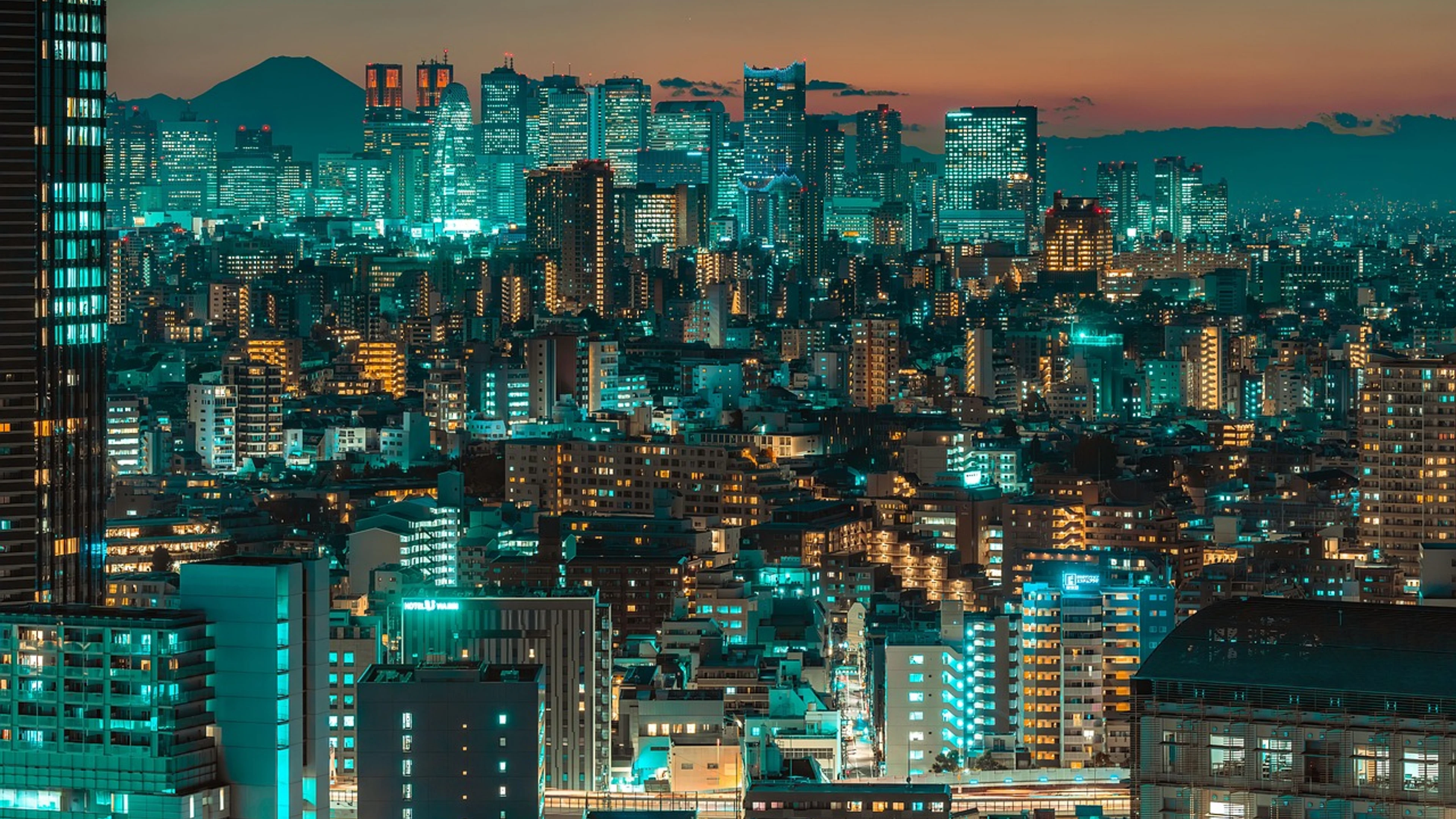 Tokyo japan buildings - free 4K Ultra HD city wallpaper for desktop