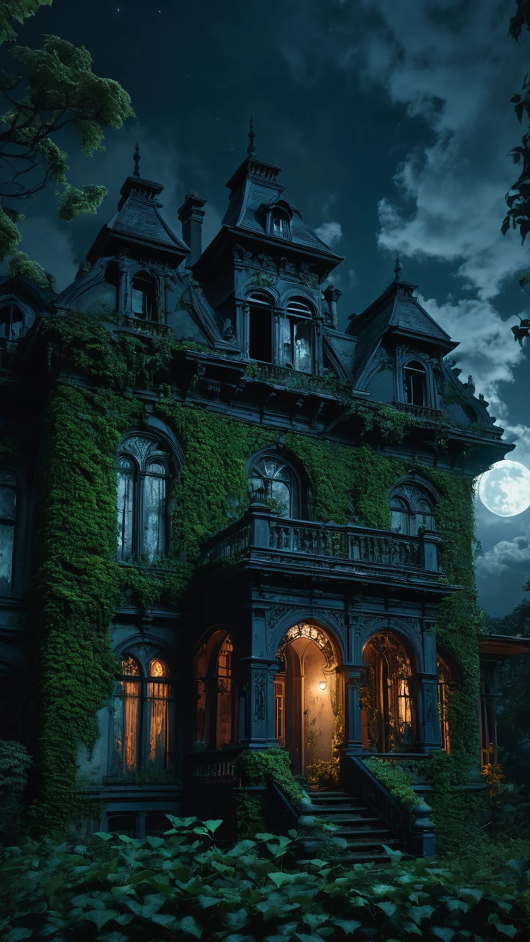 Abandoned Dark Mansion - free Phone dark wallpaper for phone