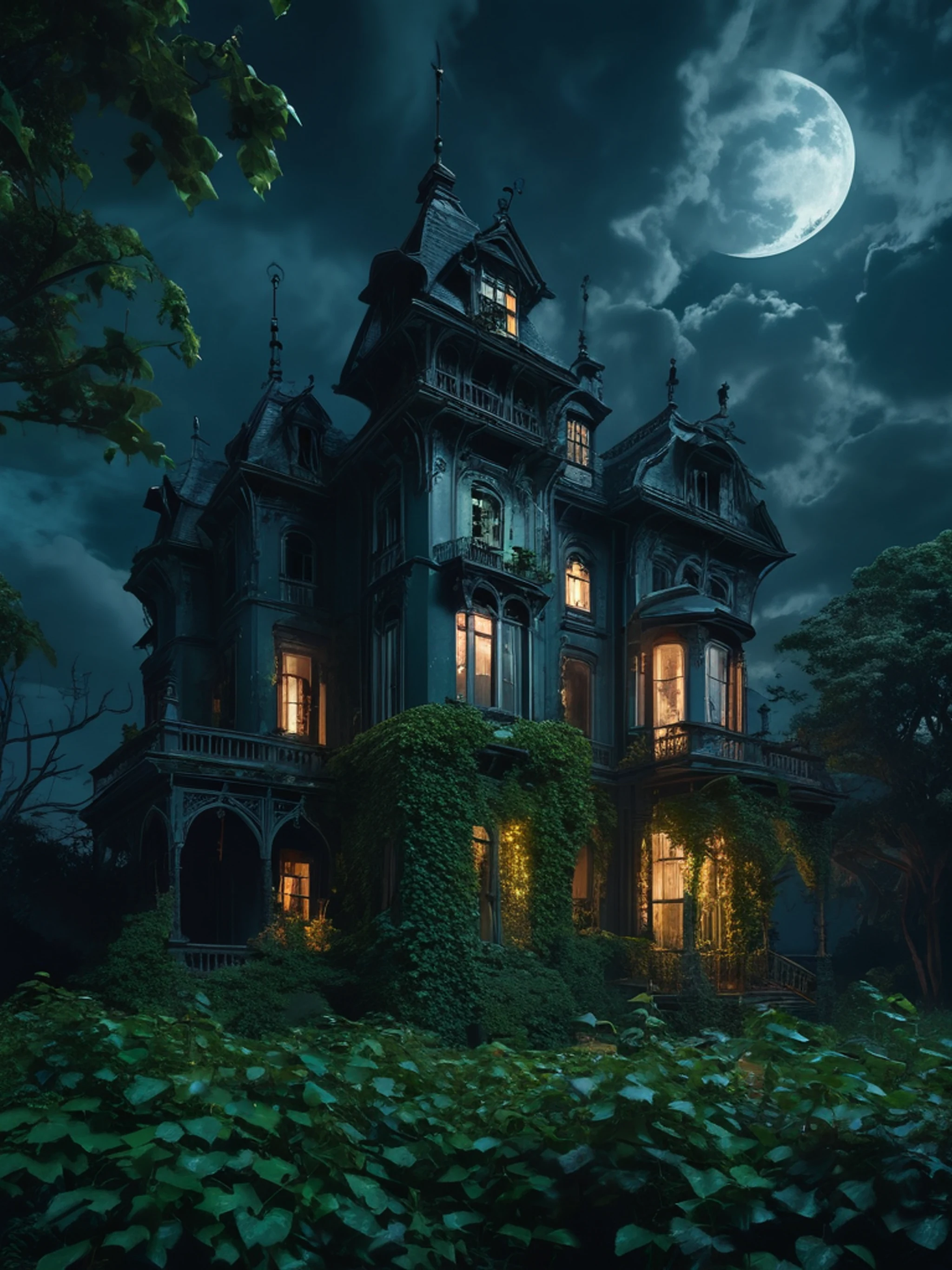 Abandoned Dark Mansion - free Tablet dark wallpaper for phone
