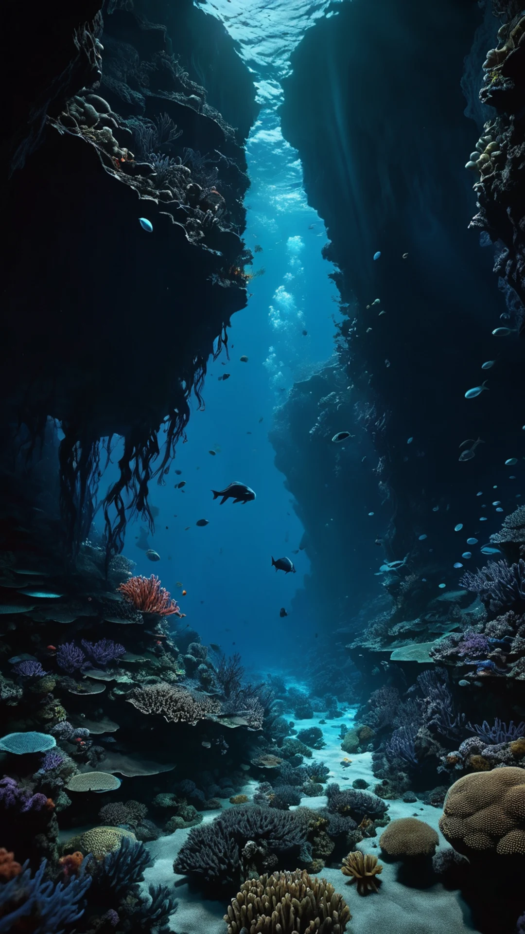 Dark Ocean Abyss - free Phone dark wallpaper for phone