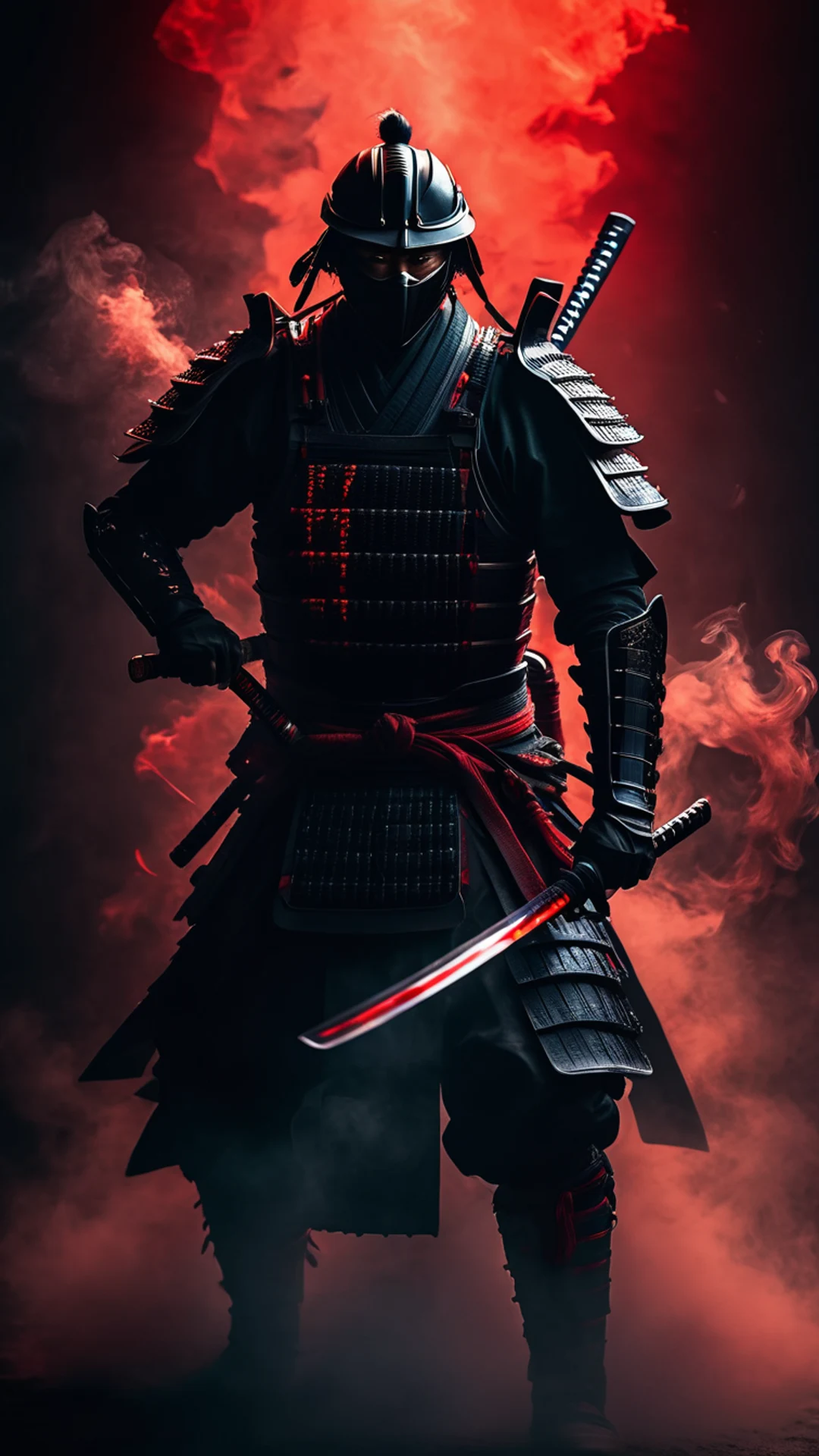 Dark Samurai in Shadows - free Phone dark wallpaper for phone