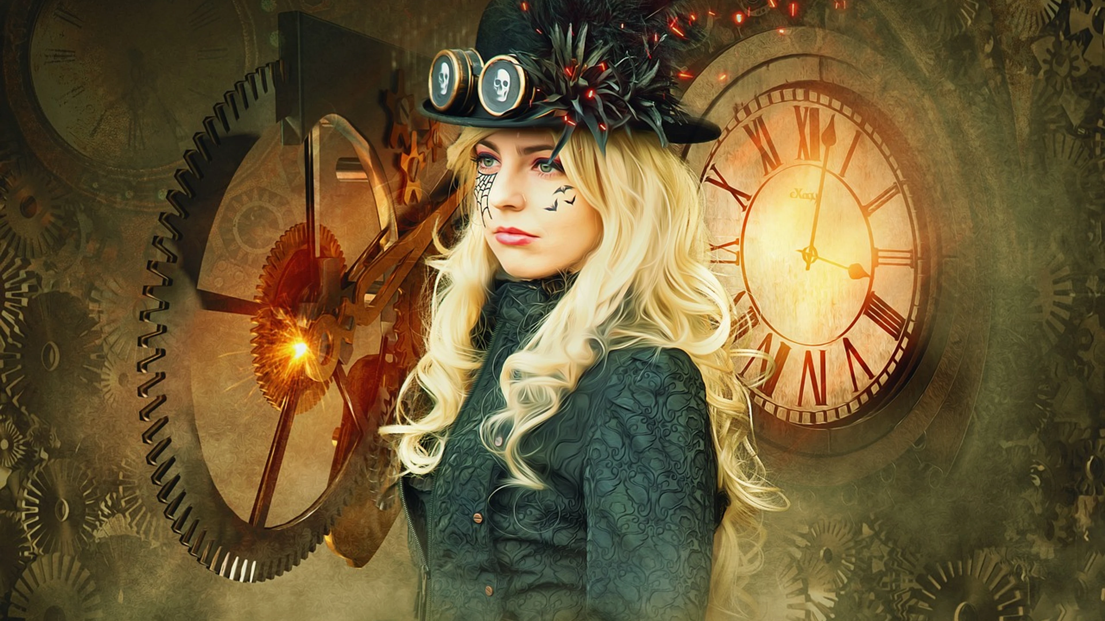 Gothic goth steampunk - free 4K Ultra HD dark wallpaper for desktop