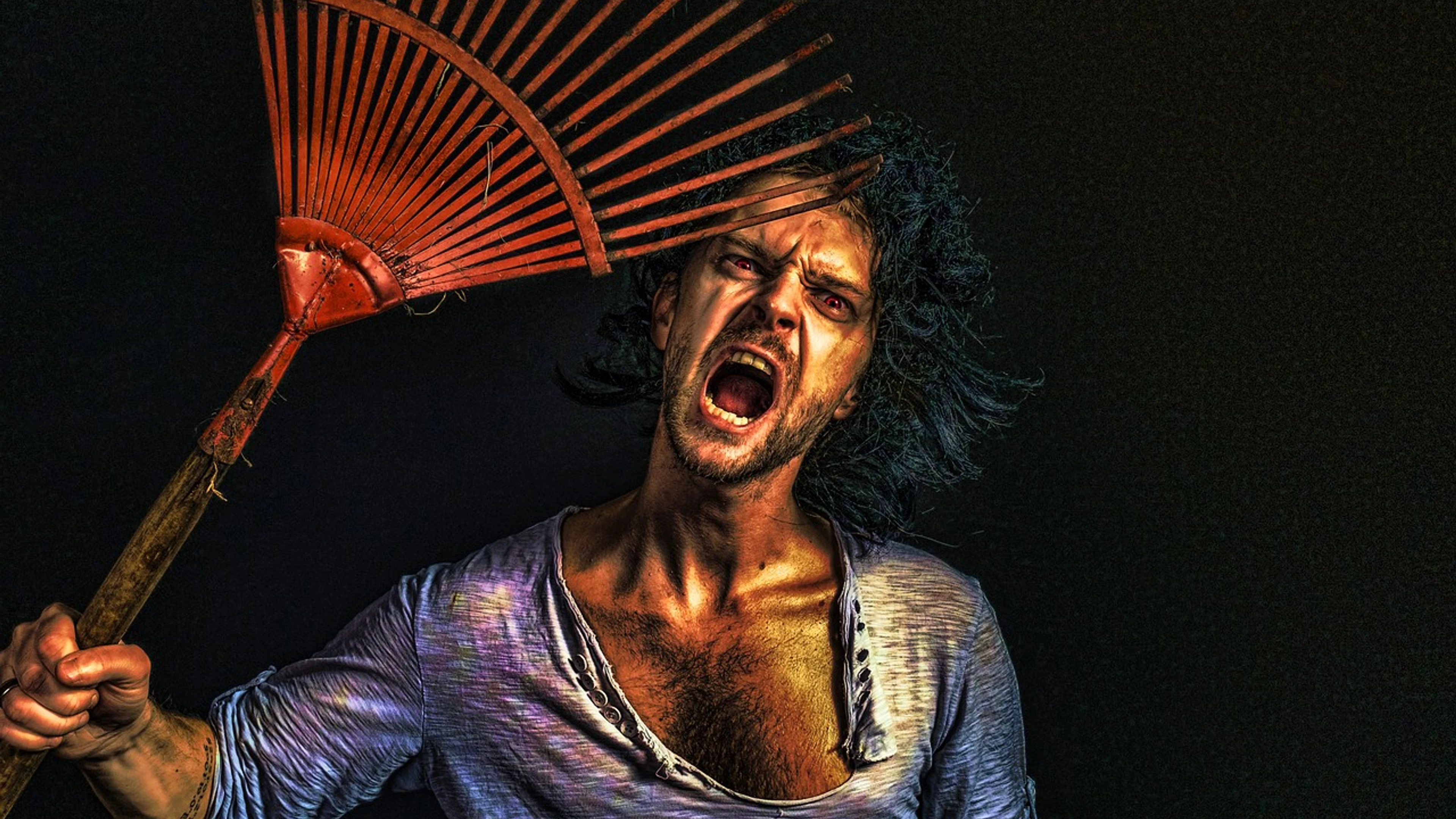 Halloween zombie monster - free 4K Ultra HD dark wallpaper for desktop