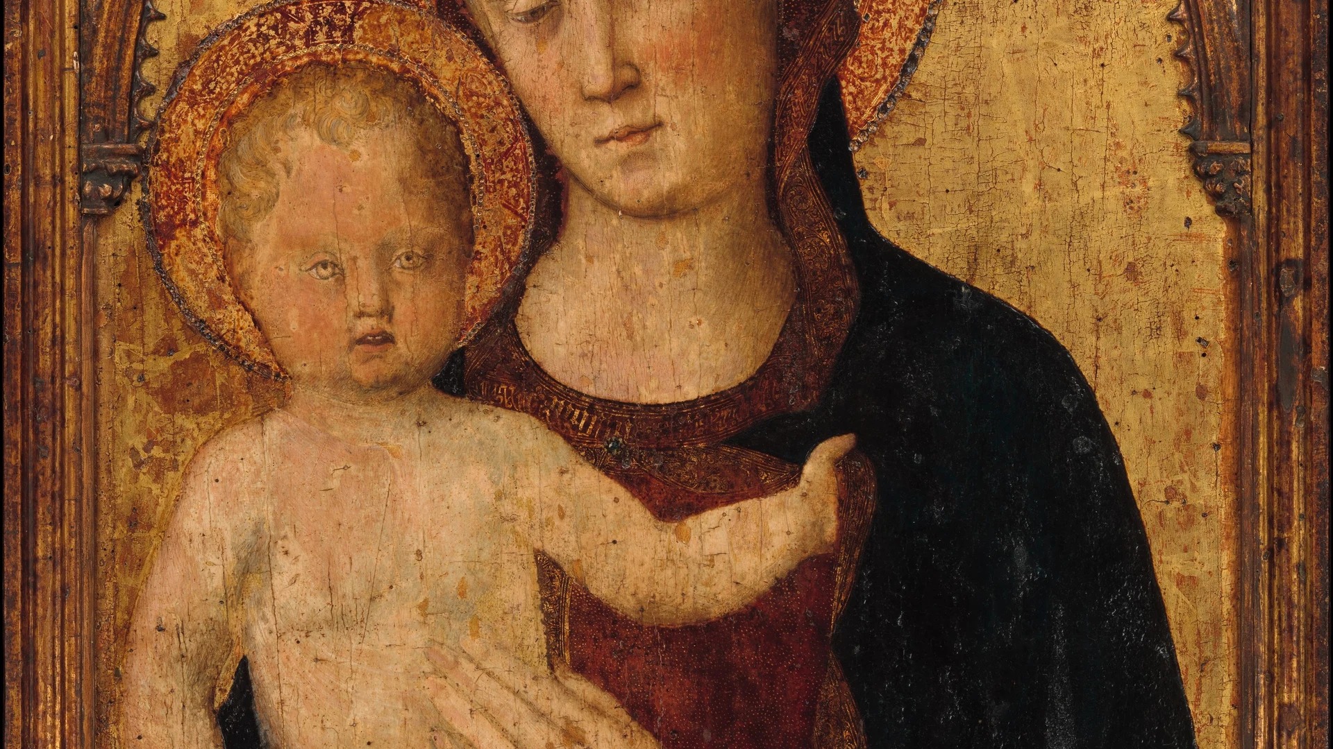 Madonna and Child - free hd dark wallpaper for desktop